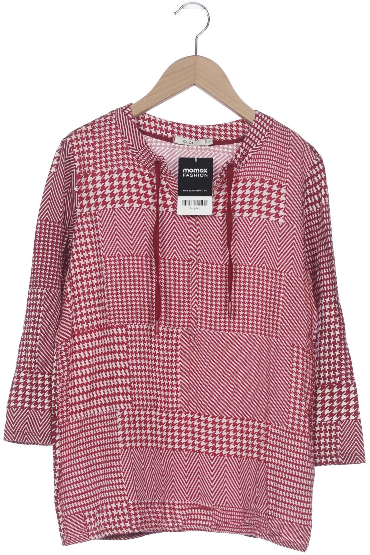 

Cecil Damen Langarmshirt, rot, Gr. 34