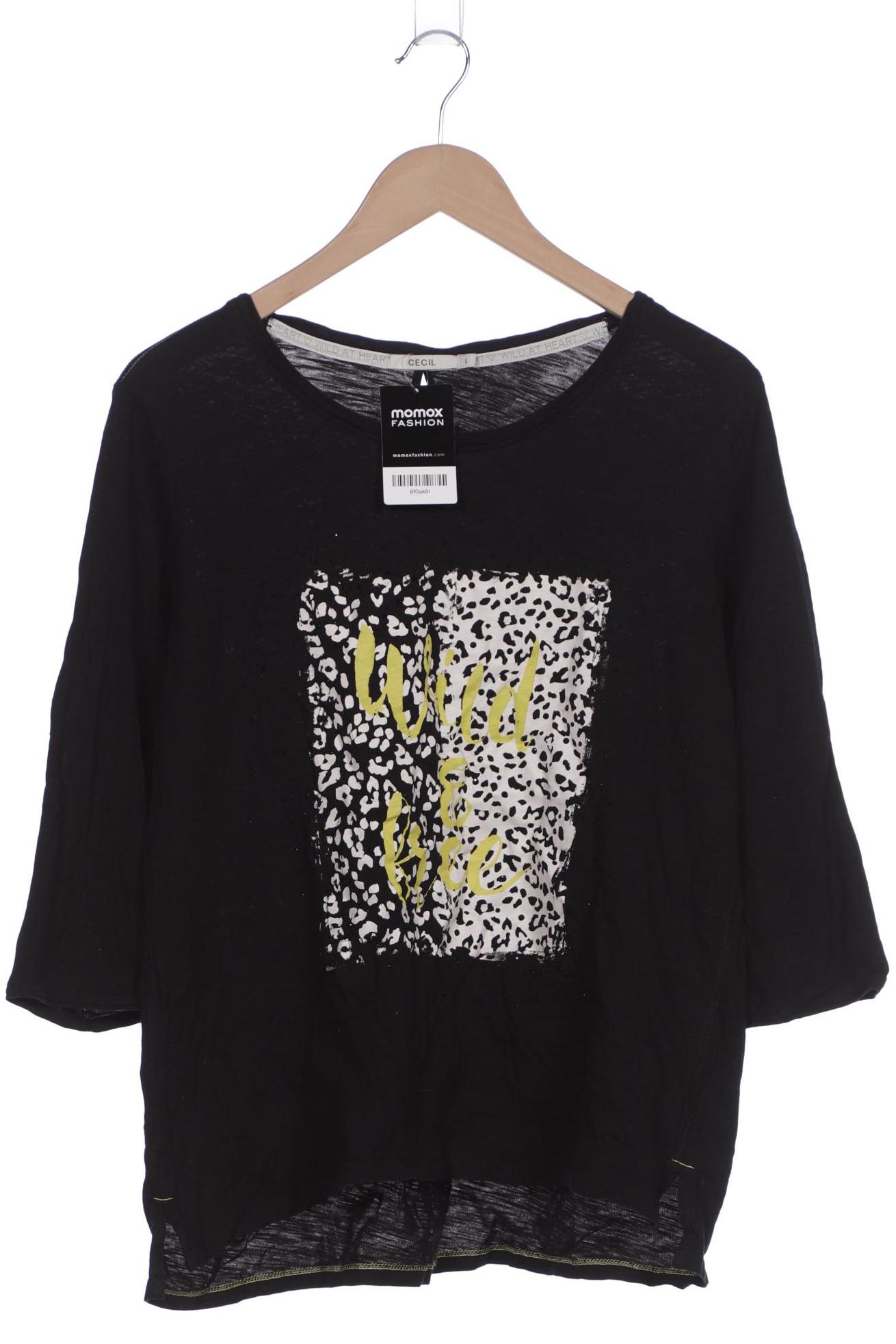 

Cecil Damen Langarmshirt, schwarz, Gr. 42