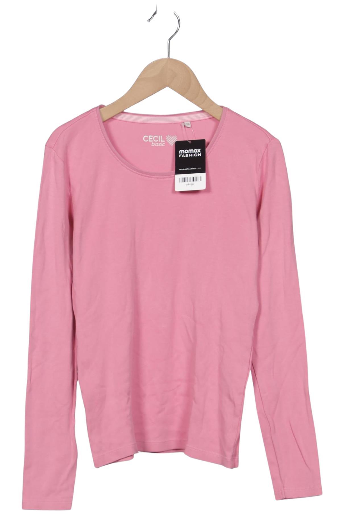 

Cecil Damen Langarmshirt, pink, Gr. 34