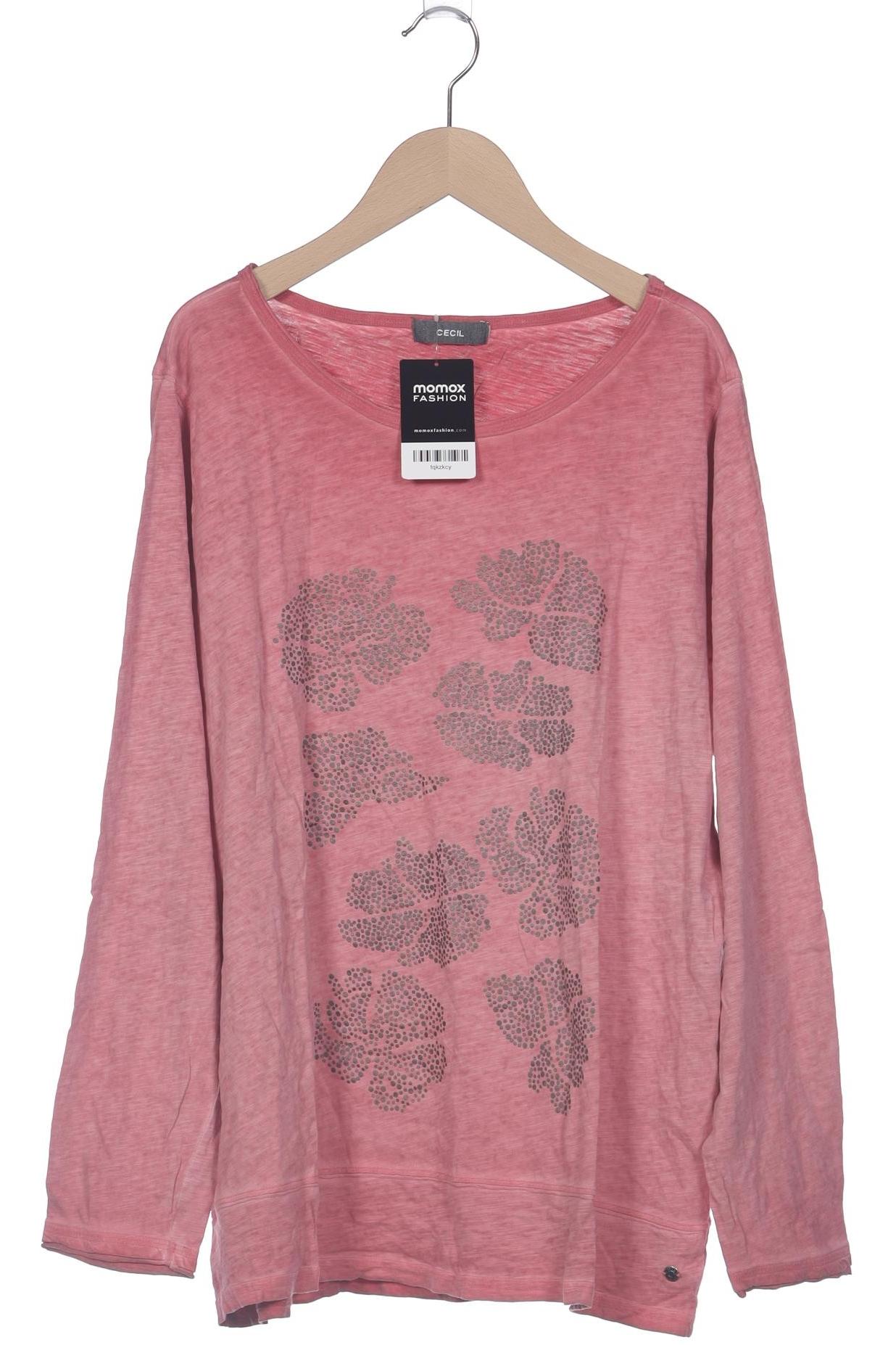 

Cecil Damen Langarmshirt, pink, Gr. 44