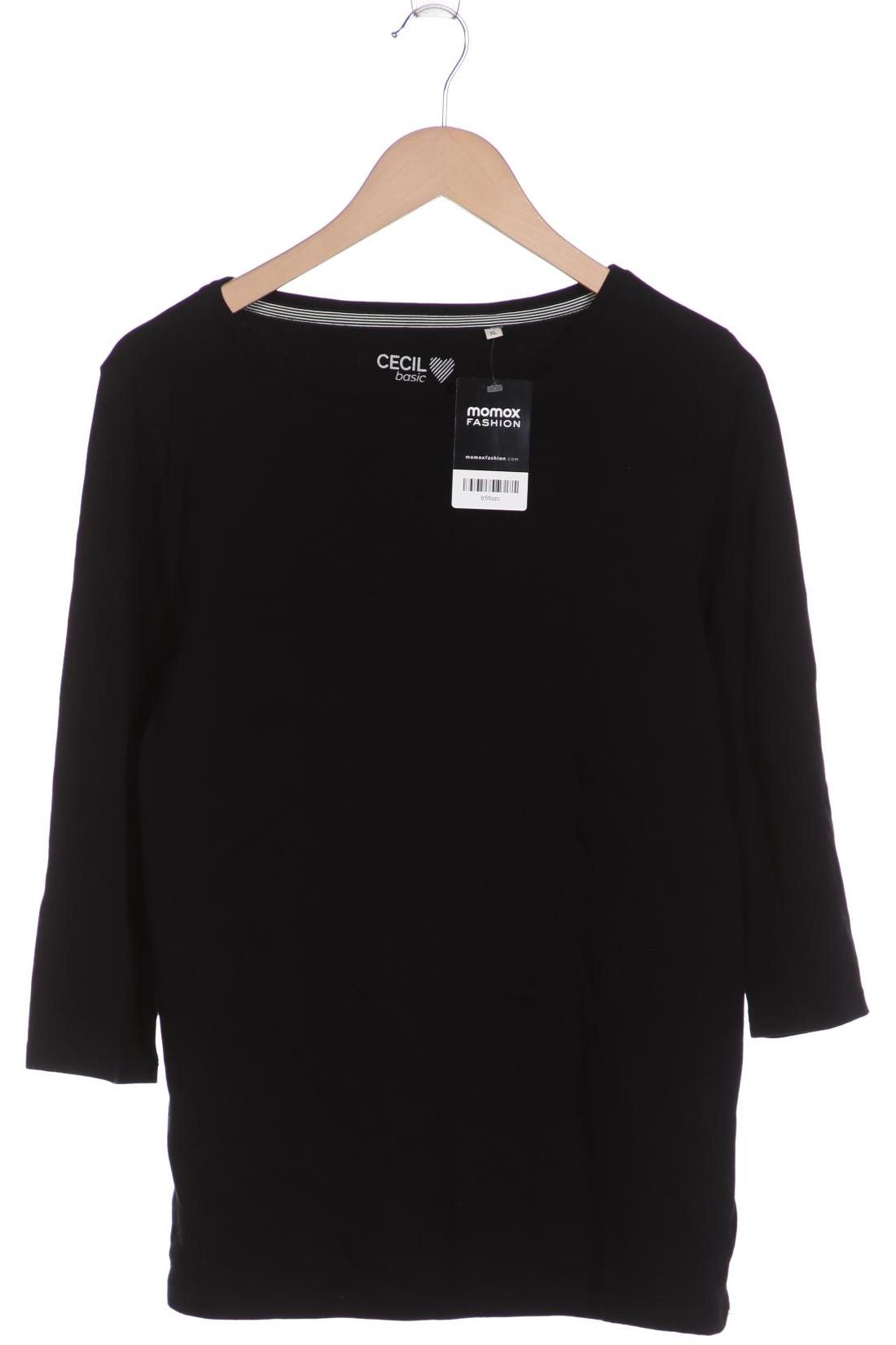 

CECIL Damen Langarmshirt, schwarz
