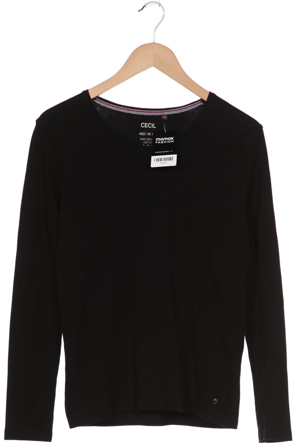 

CECIL Damen Langarmshirt, schwarz