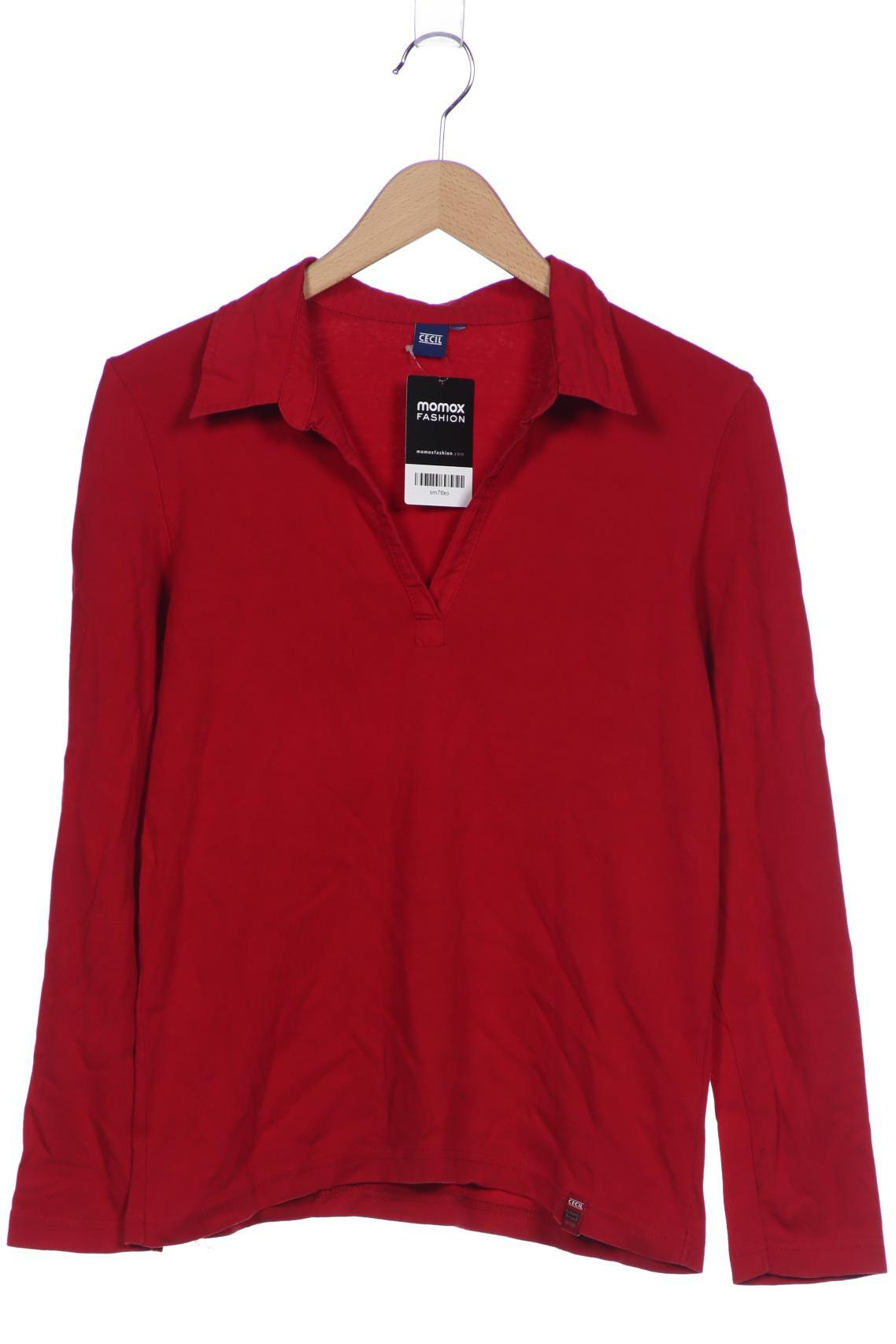 

Cecil Damen Langarmshirt, rot, Gr. 38