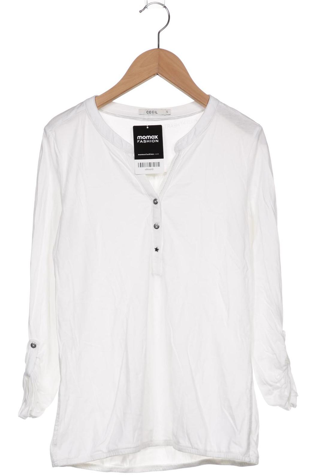 

CECIL Damen Langarmshirt, weiß