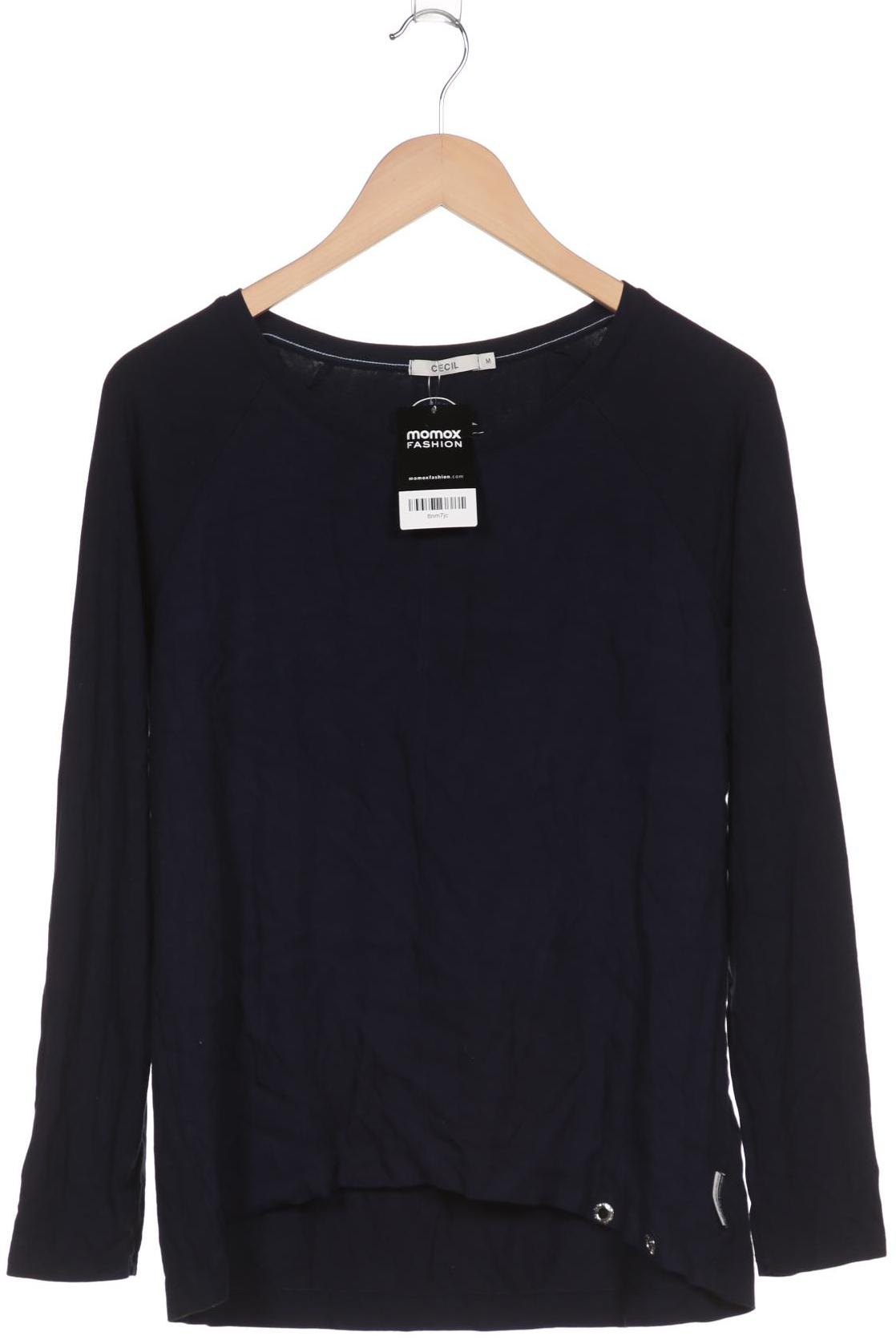 

Cecil Damen Langarmshirt, marineblau, Gr. 38