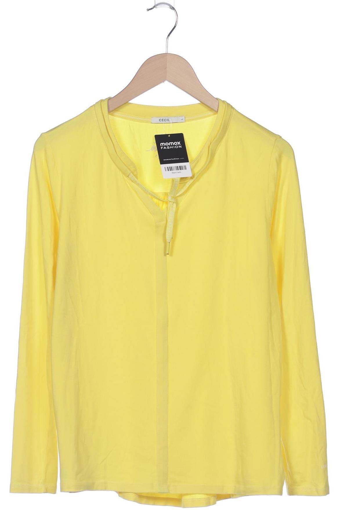 

Cecil Damen Langarmshirt, gelb, Gr. 42