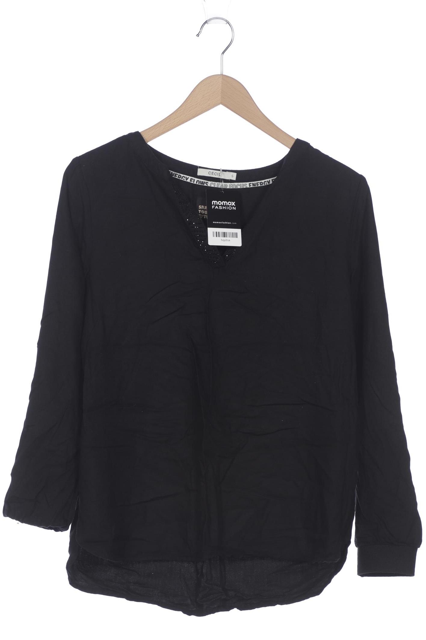 

Cecil Damen Langarmshirt, schwarz, Gr. 36