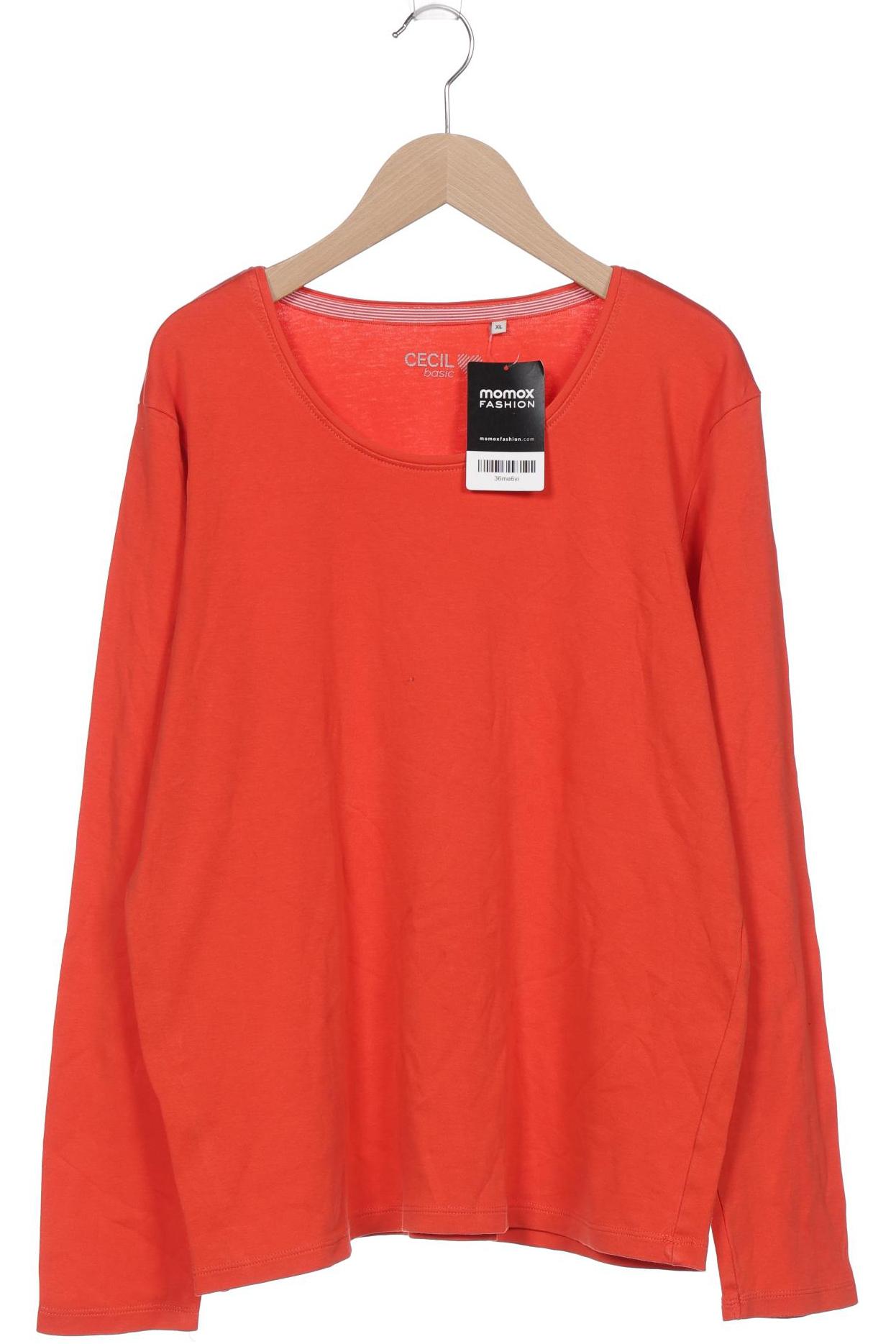 

Cecil Damen Langarmshirt, orange, Gr. 44