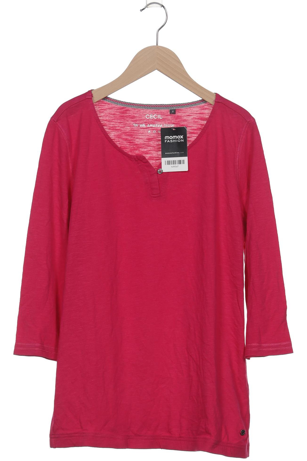 

Cecil Damen Langarmshirt, pink, Gr. 38