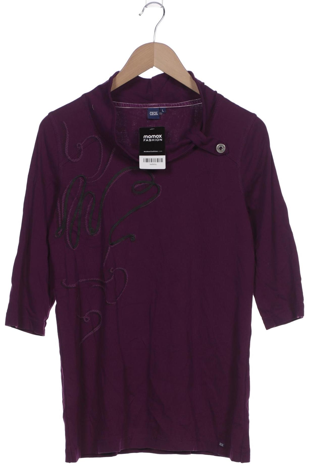

Cecil Damen Langarmshirt, flieder, Gr. 42