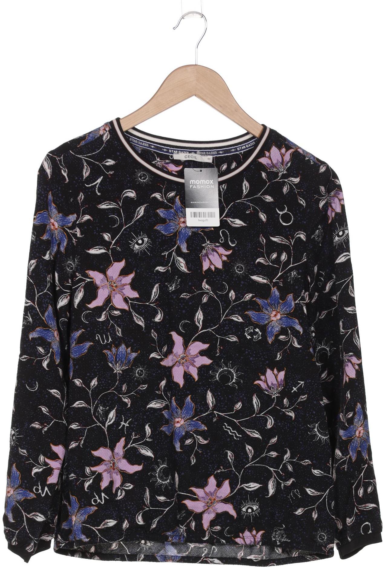 

Cecil Damen Langarmshirt, schwarz, Gr. 38
