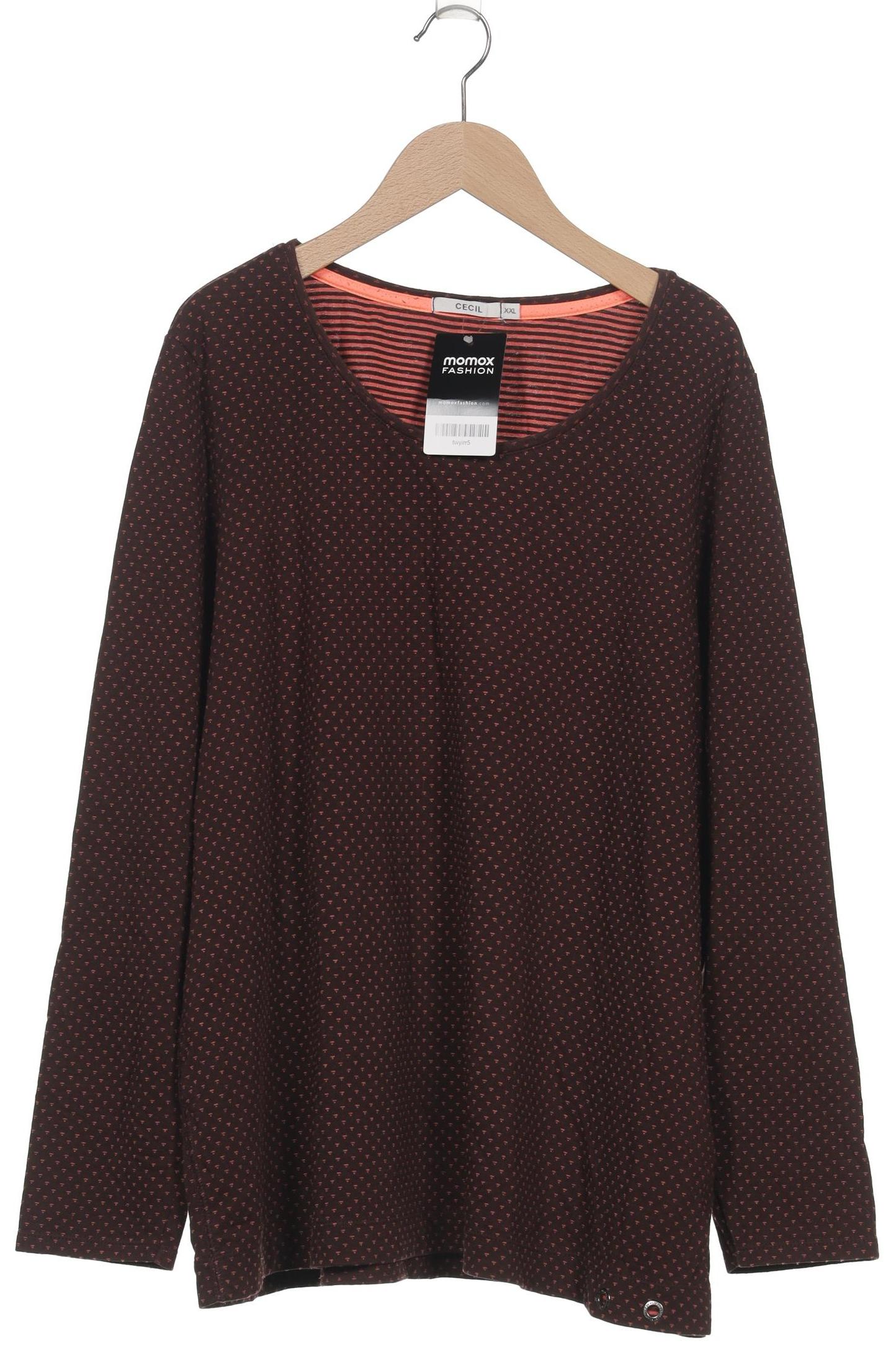 

Cecil Damen Langarmshirt, braun, Gr. 46