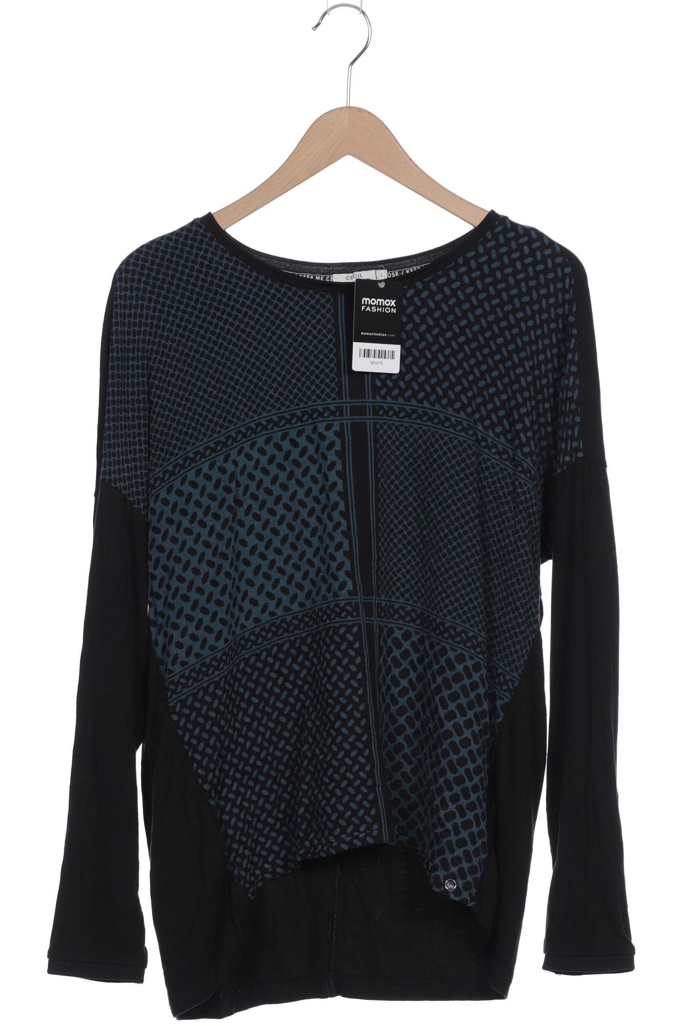 

CECIL Damen Langarmshirt, schwarz