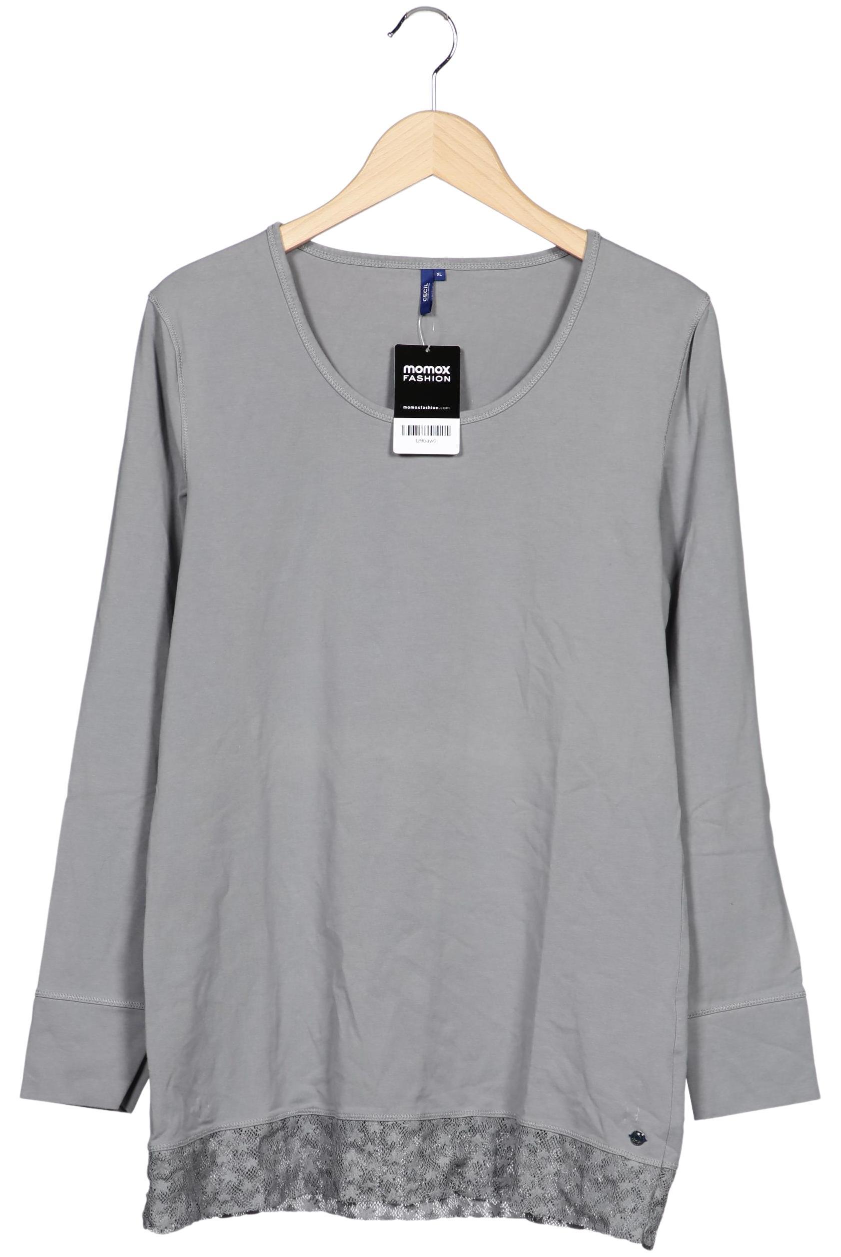 

Cecil Damen Langarmshirt, grau, Gr. 44