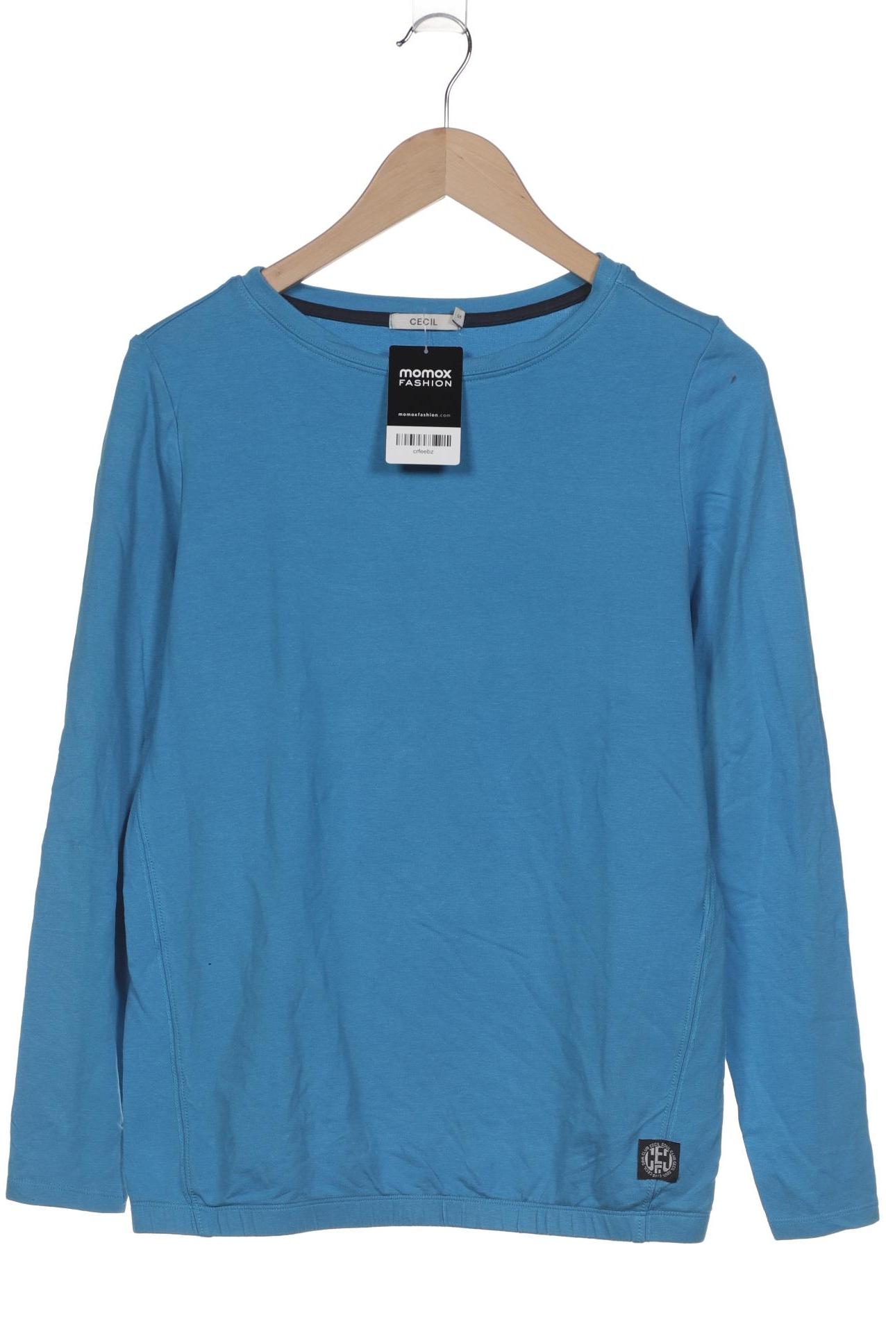 

Cecil Damen Langarmshirt, blau, Gr. 36