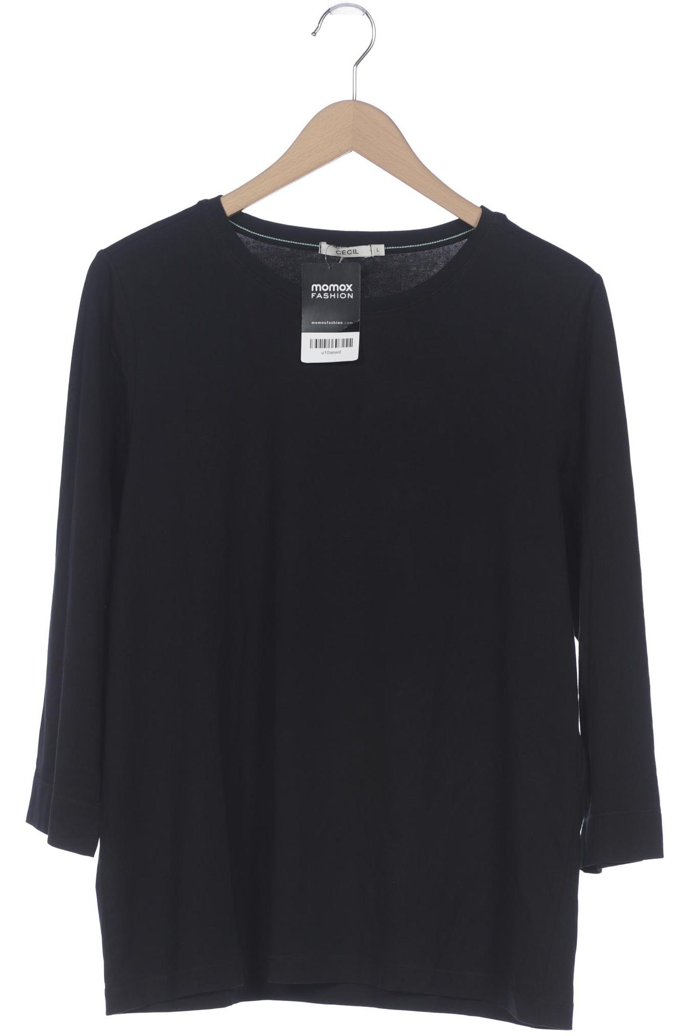 

Cecil Damen Langarmshirt, schwarz, Gr. 42