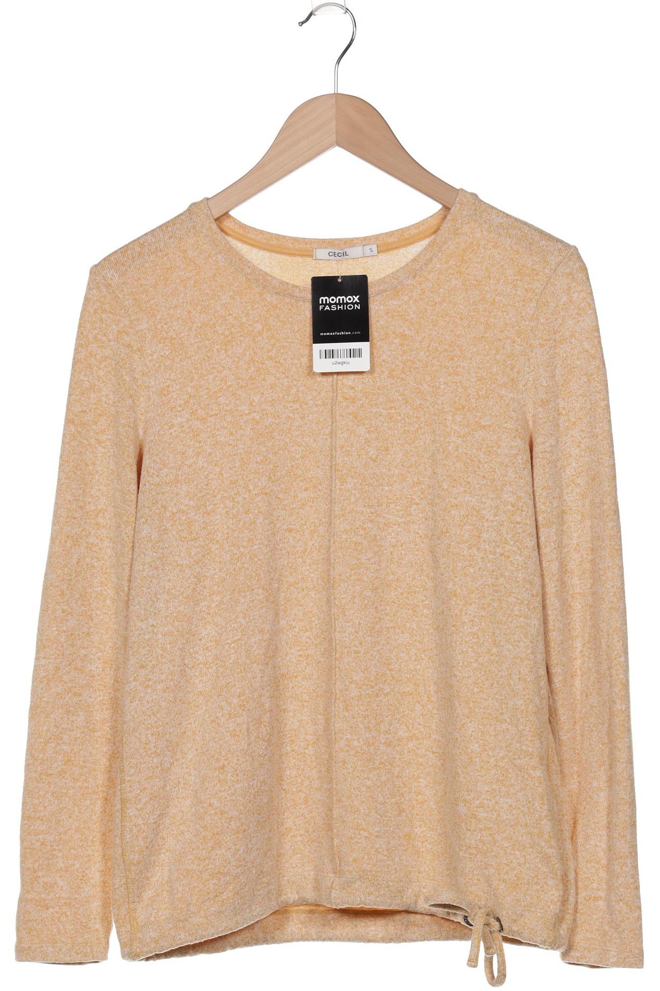 

Cecil Damen Langarmshirt, gelb, Gr. 36