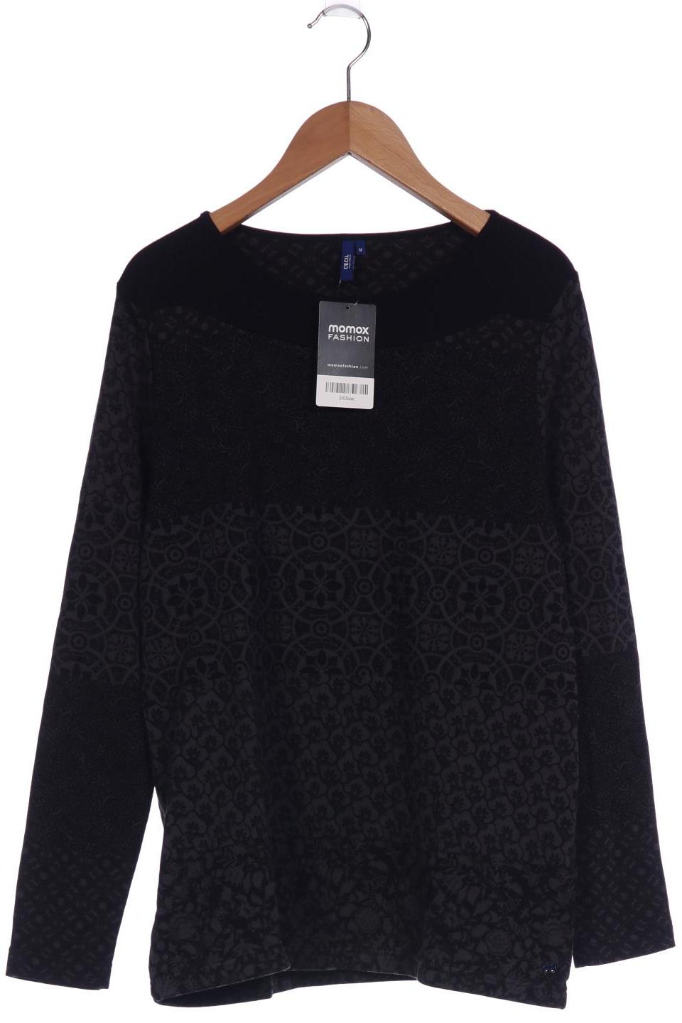 

Cecil Damen Langarmshirt, schwarz, Gr. 38