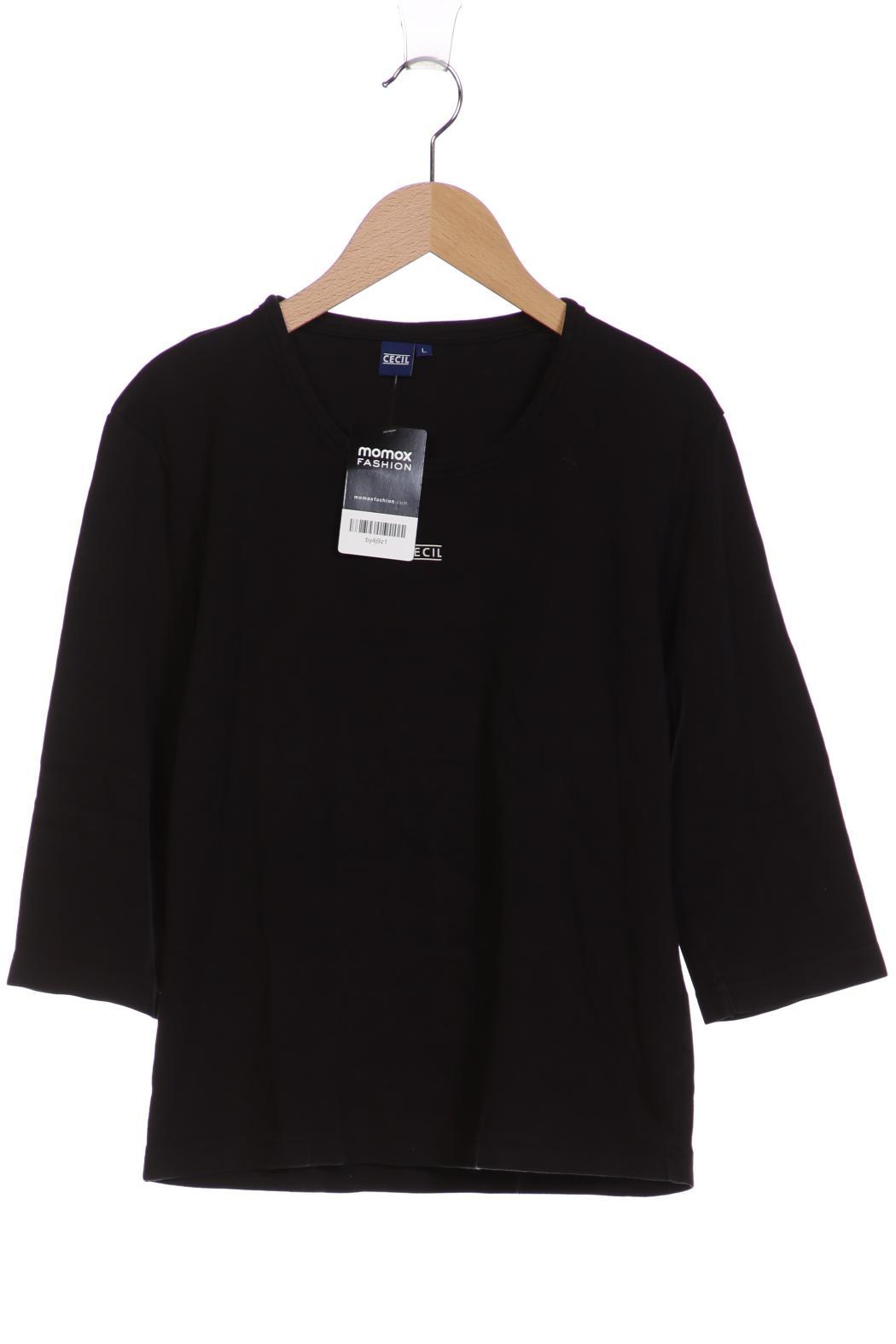 

Cecil Damen Langarmshirt, schwarz, Gr. 42