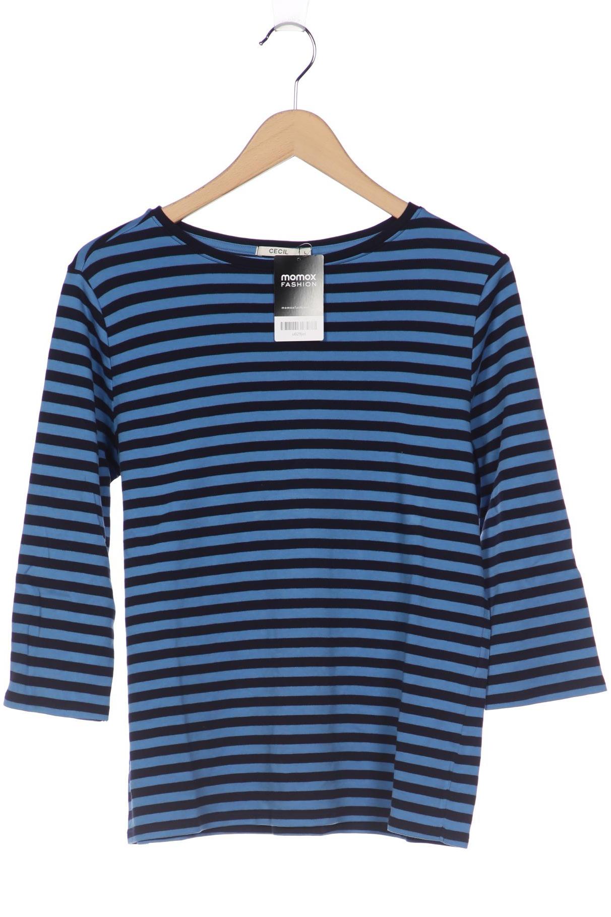 

CECIL Damen Langarmshirt, blau
