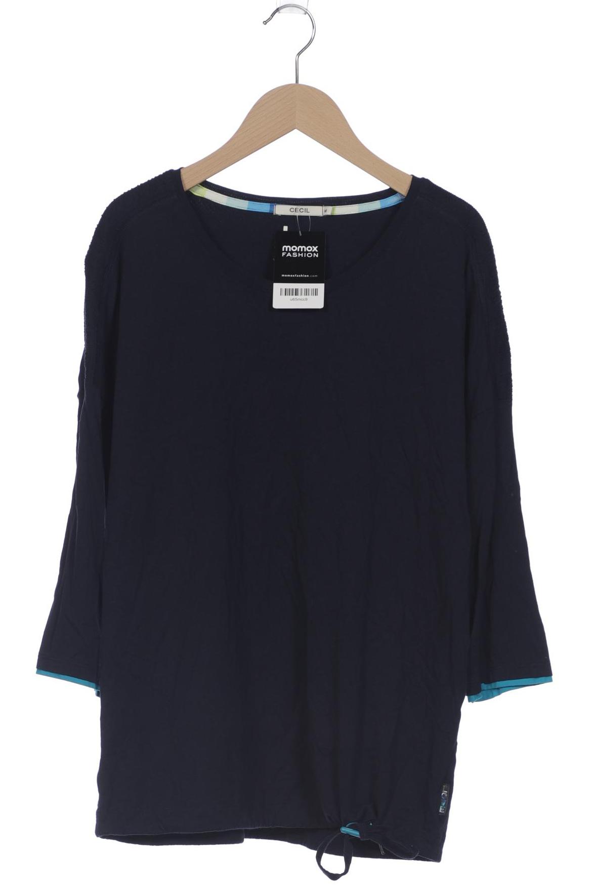 

Cecil Damen Langarmshirt, marineblau, Gr. 38