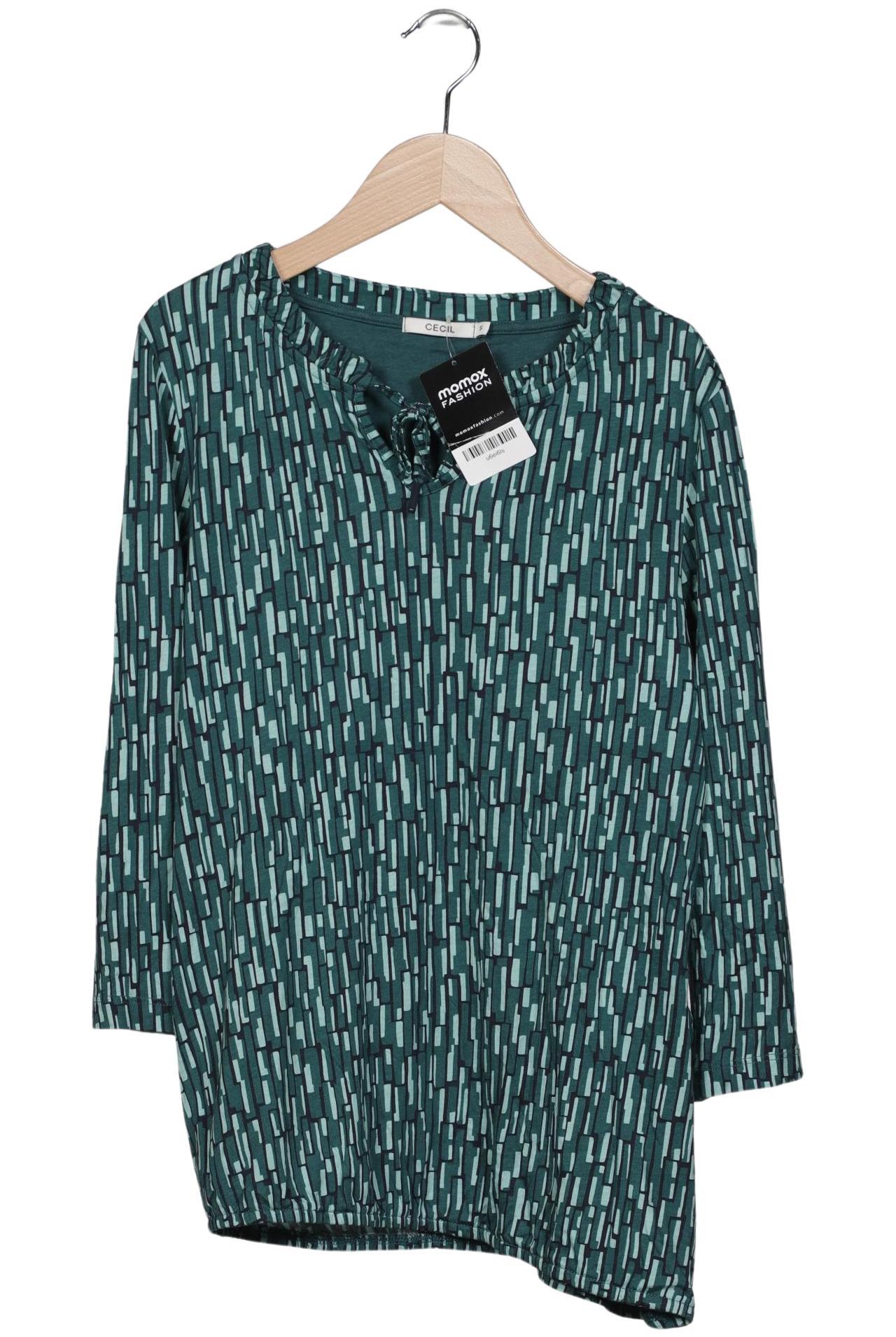 

Cecil Damen Langarmshirt, grün, Gr. 36