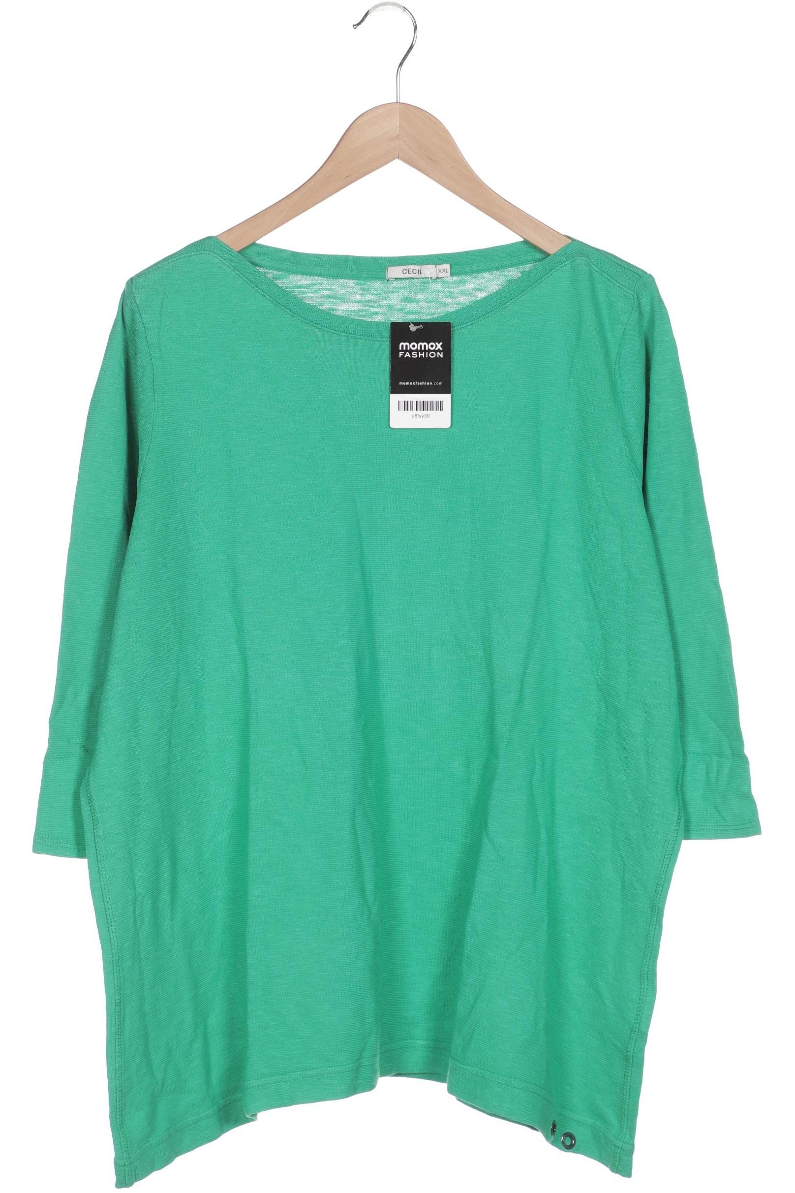 

Cecil Damen Langarmshirt, grün, Gr. 46