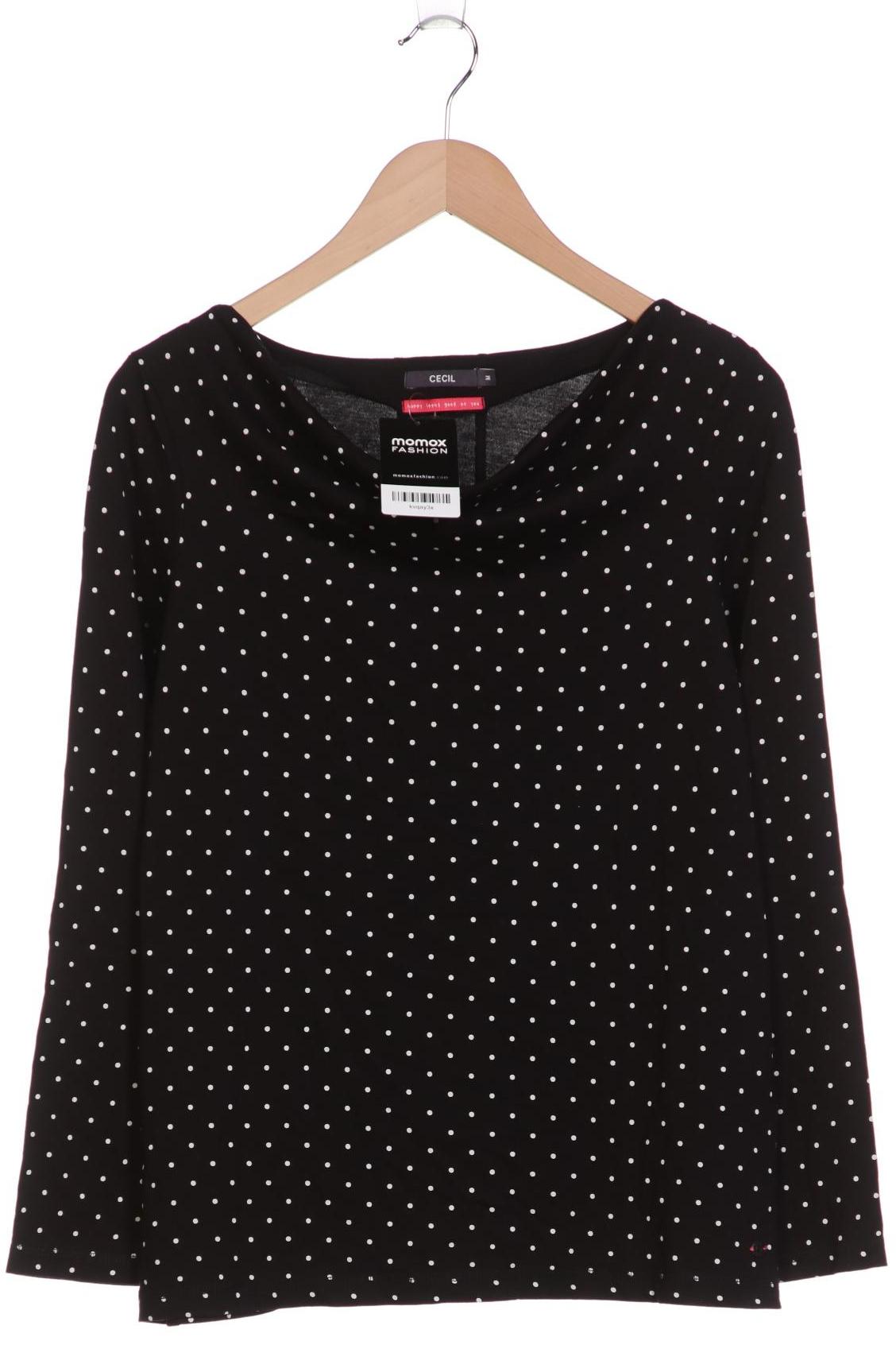 

Cecil Damen Langarmshirt, schwarz, Gr. 38