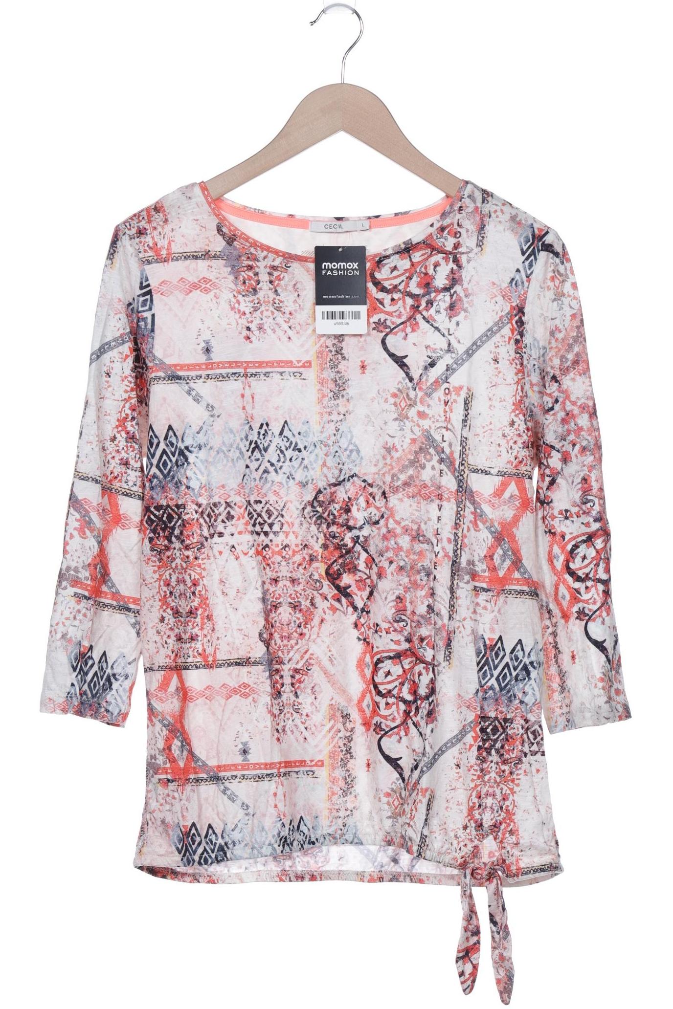 

Cecil Damen Langarmshirt, beige, Gr. 42