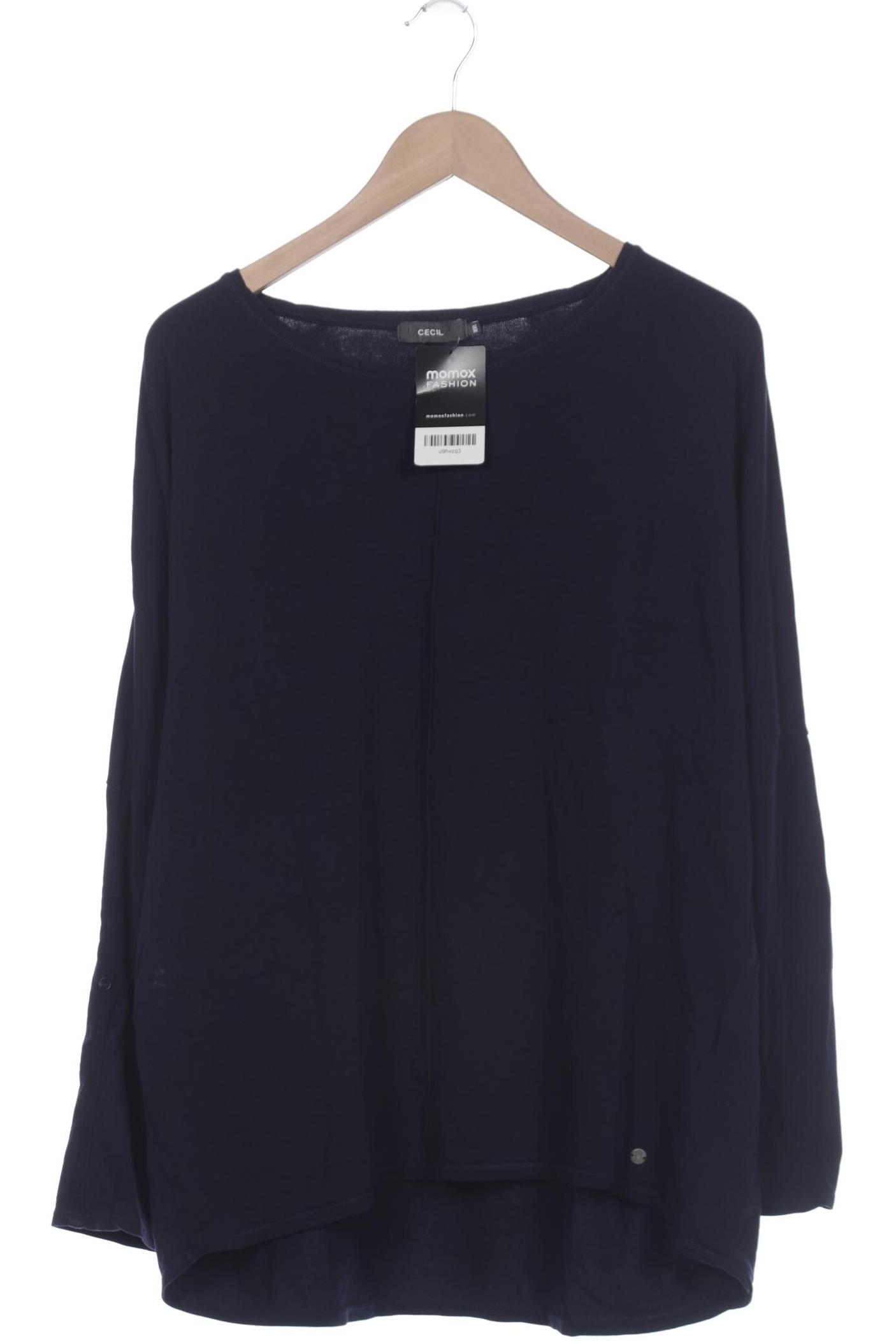 

Cecil Damen Langarmshirt, marineblau, Gr. 46