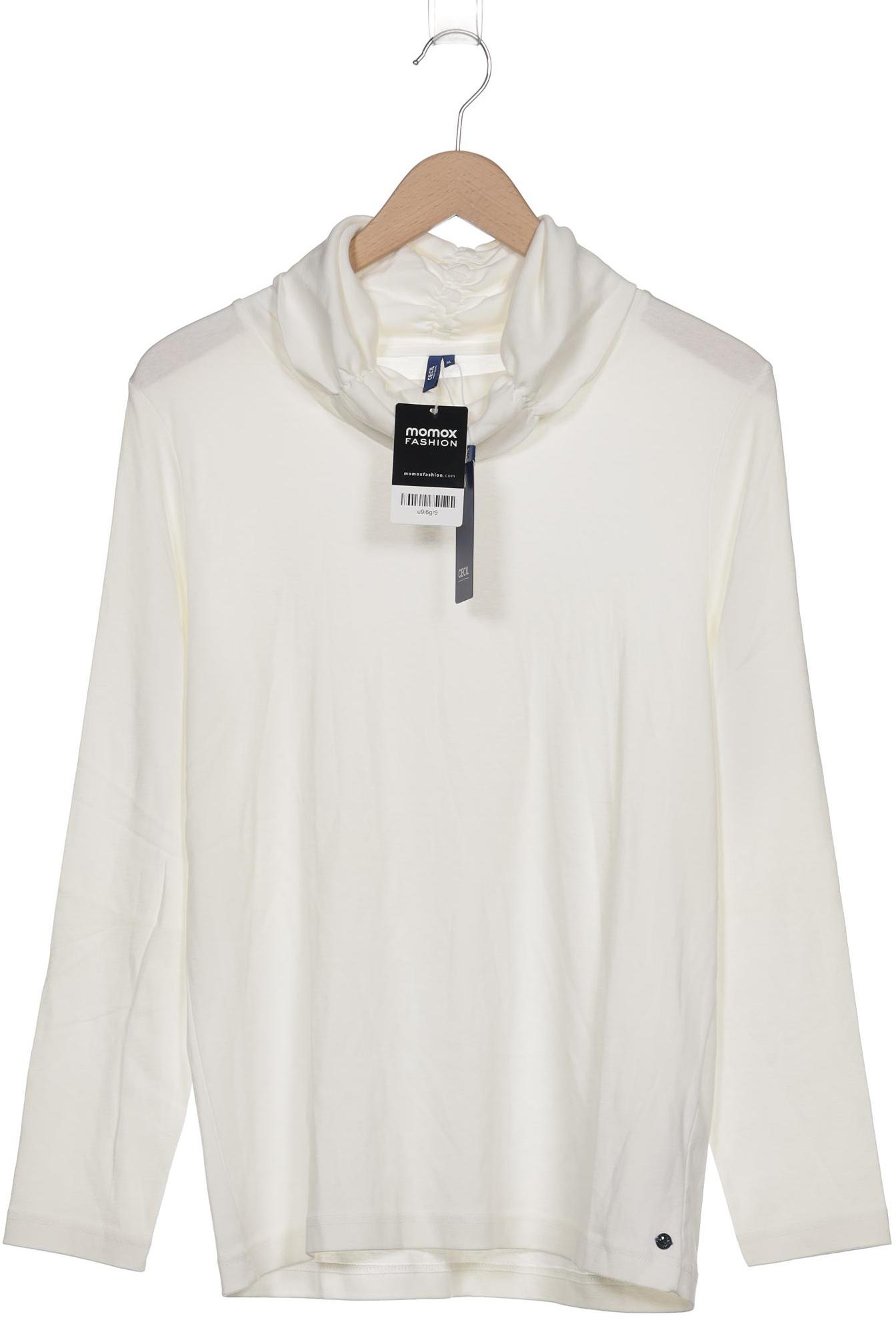

Cecil Damen Langarmshirt, weiß, Gr. 44