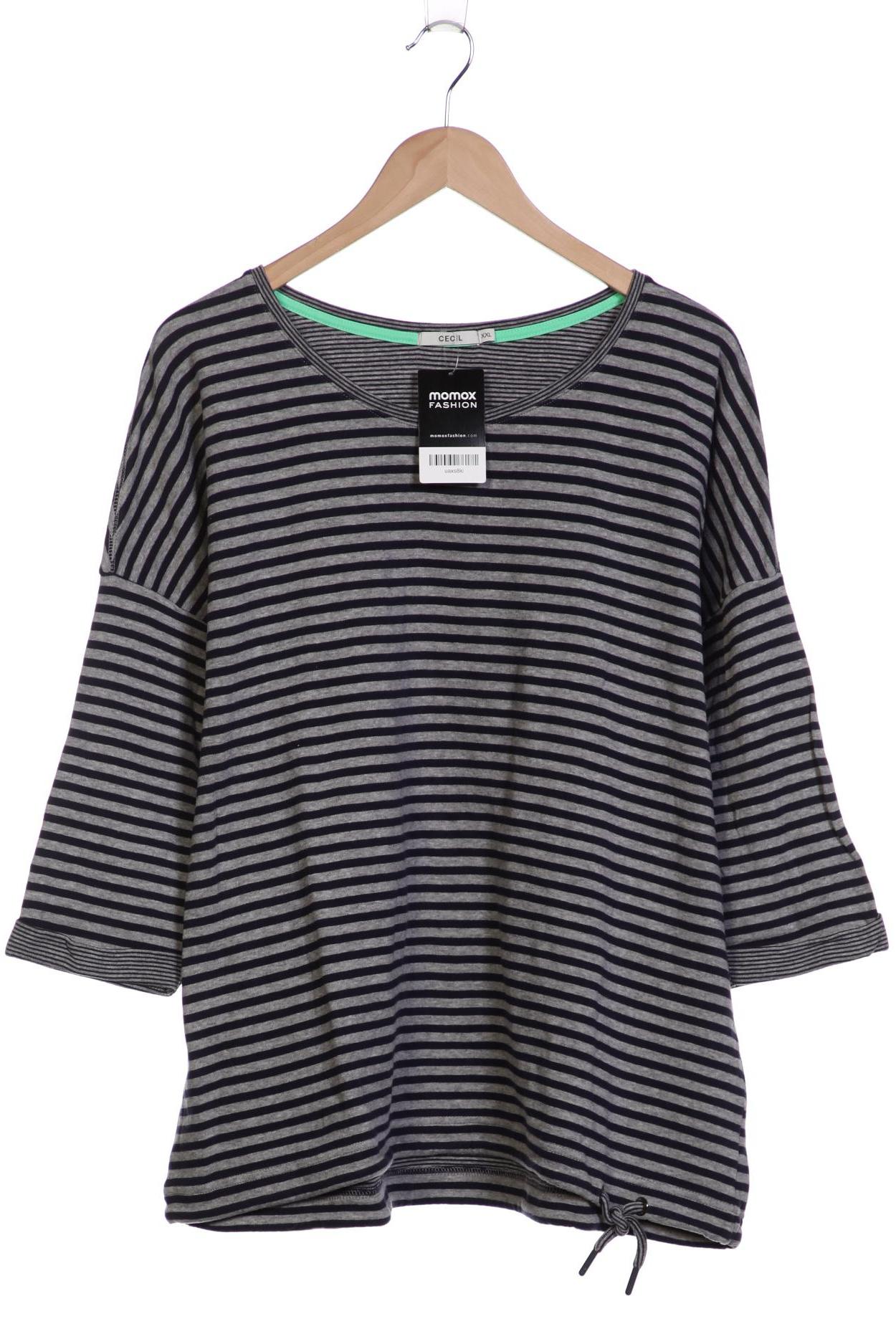 

Cecil Damen Langarmshirt, grau, Gr. 46