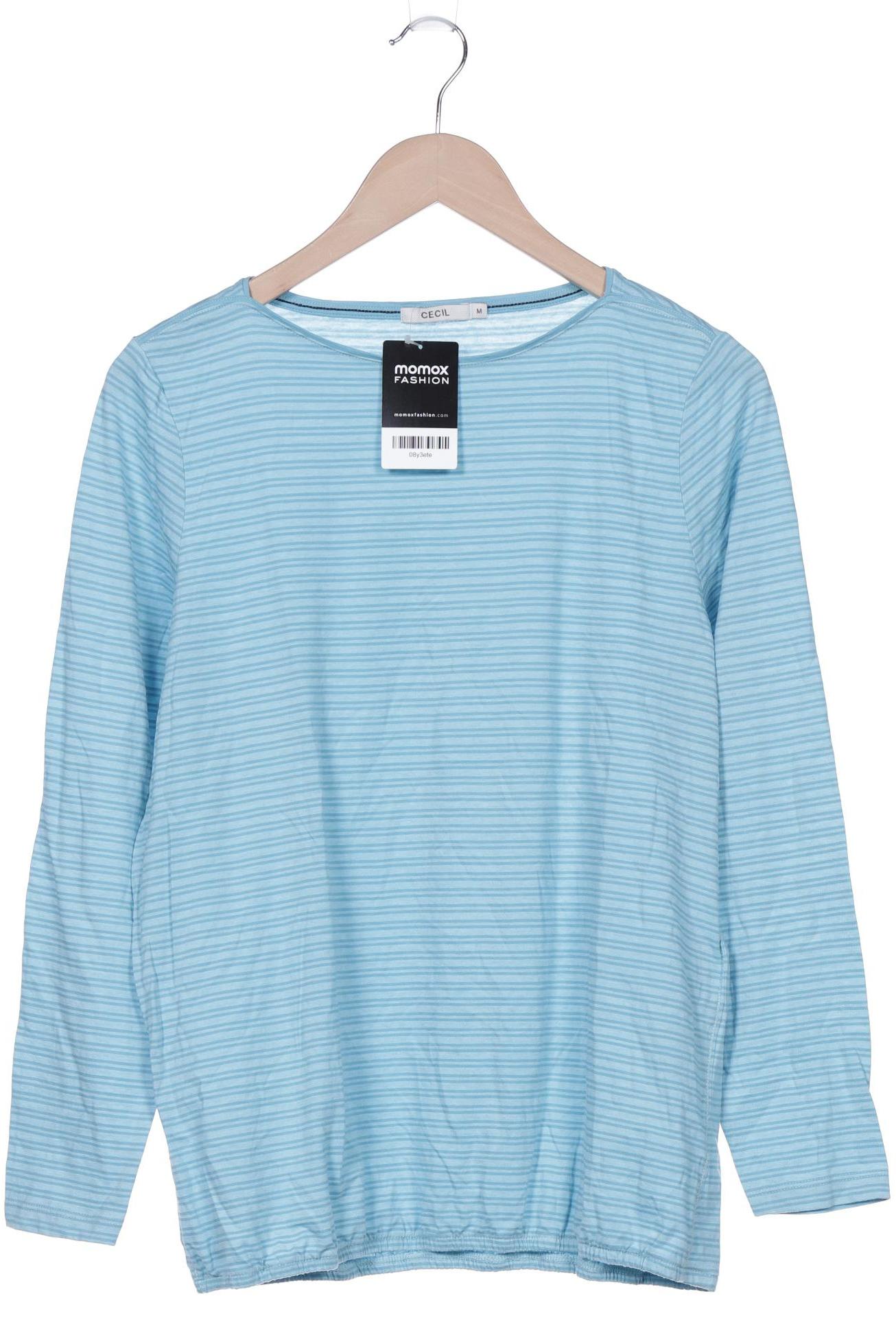 

Cecil Damen Langarmshirt, hellblau, Gr. 38