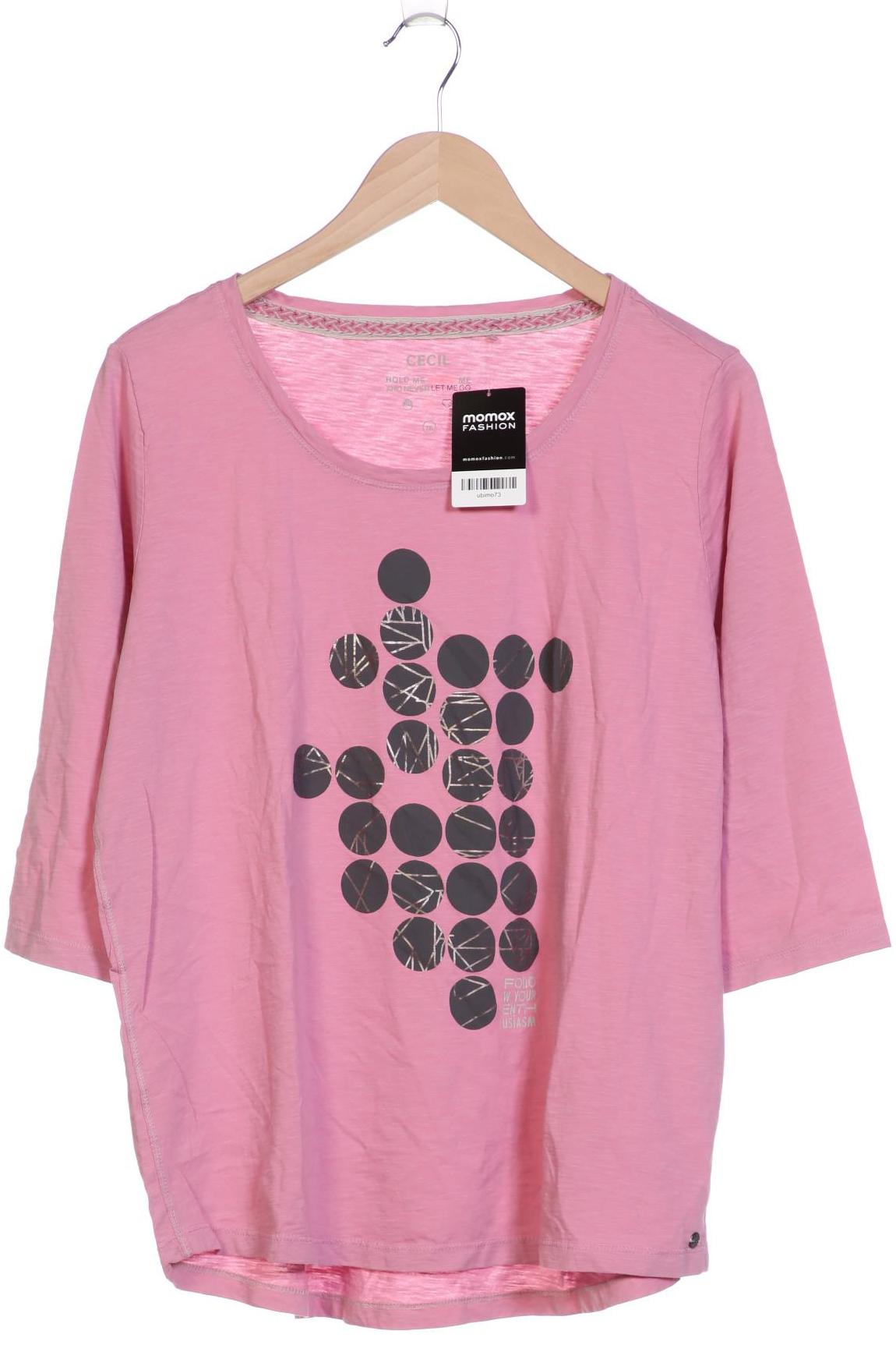 

Cecil Damen Langarmshirt, pink, Gr. 46