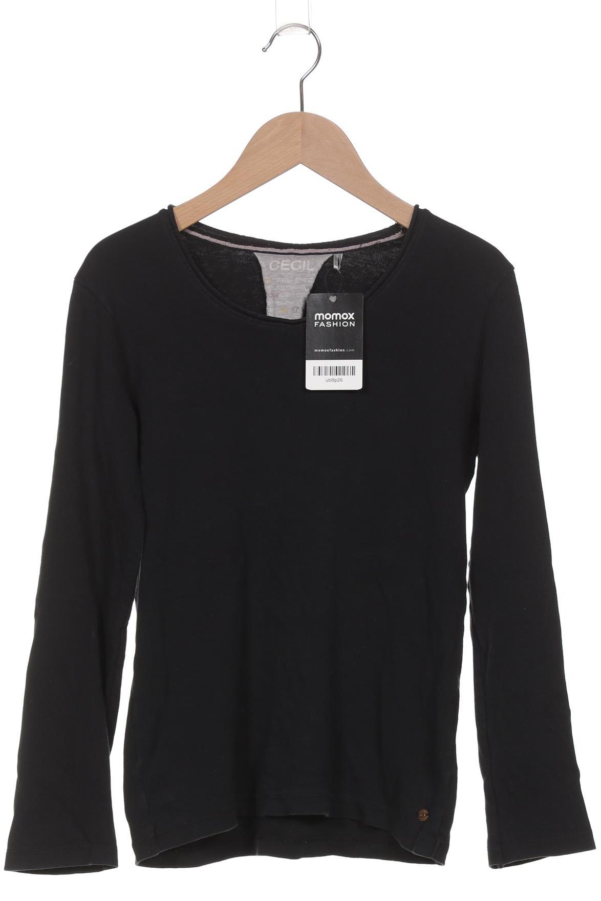 

Cecil Damen Langarmshirt, schwarz, Gr. 36
