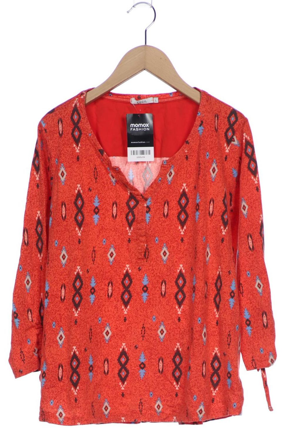 

Cecil Damen Langarmshirt, rot, Gr. 42
