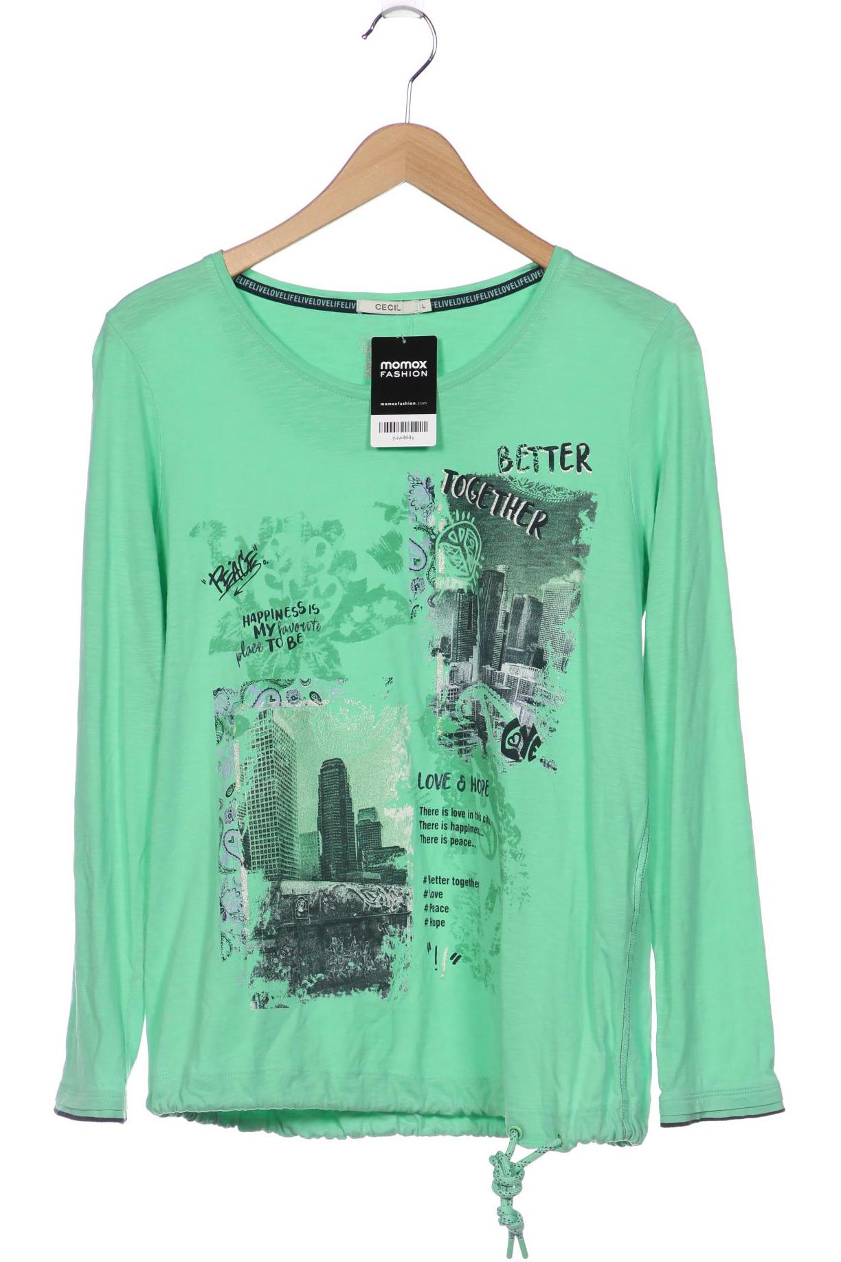 

CECIL Damen Langarmshirt, grün