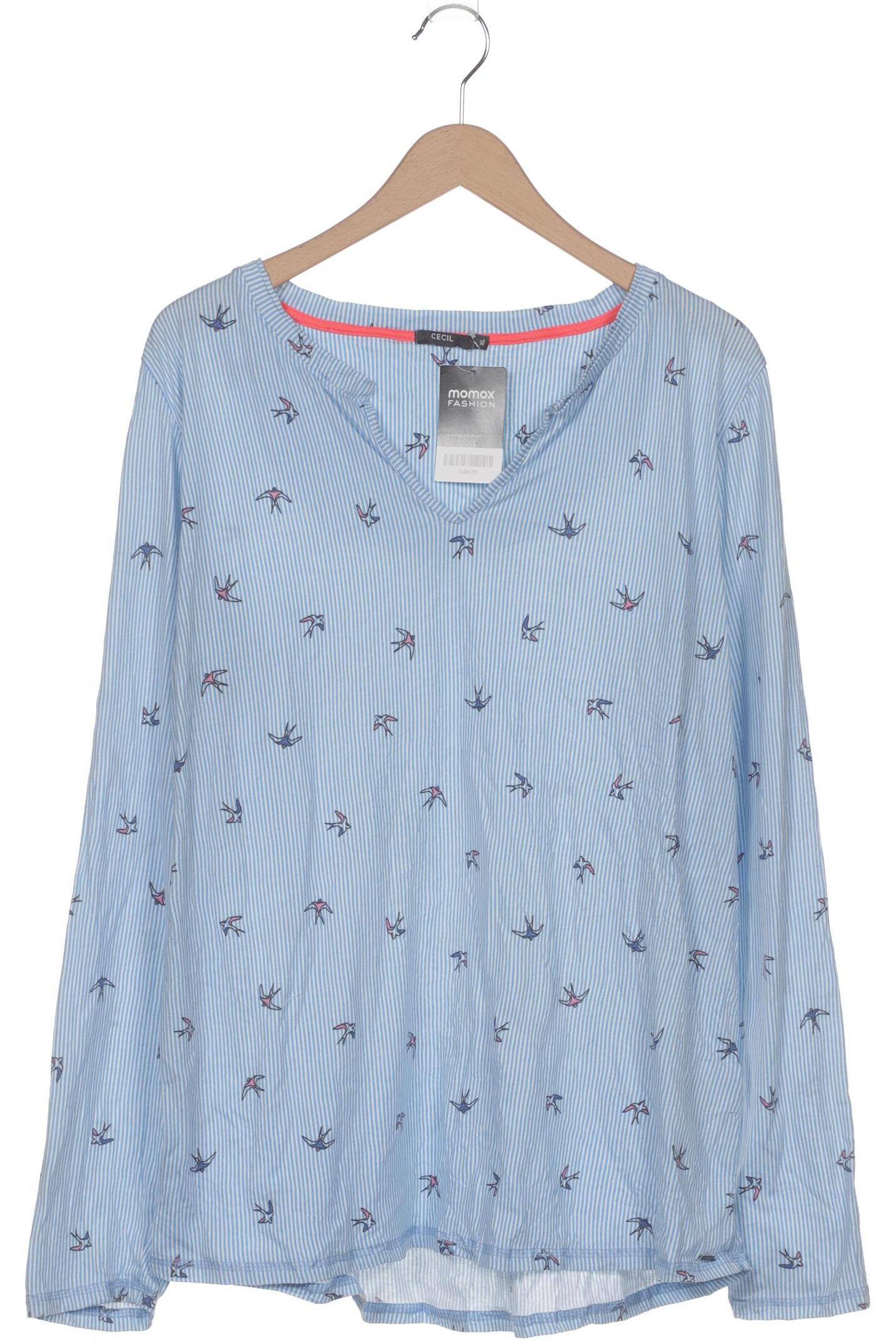 

Cecil Damen Langarmshirt, blau, Gr. 44