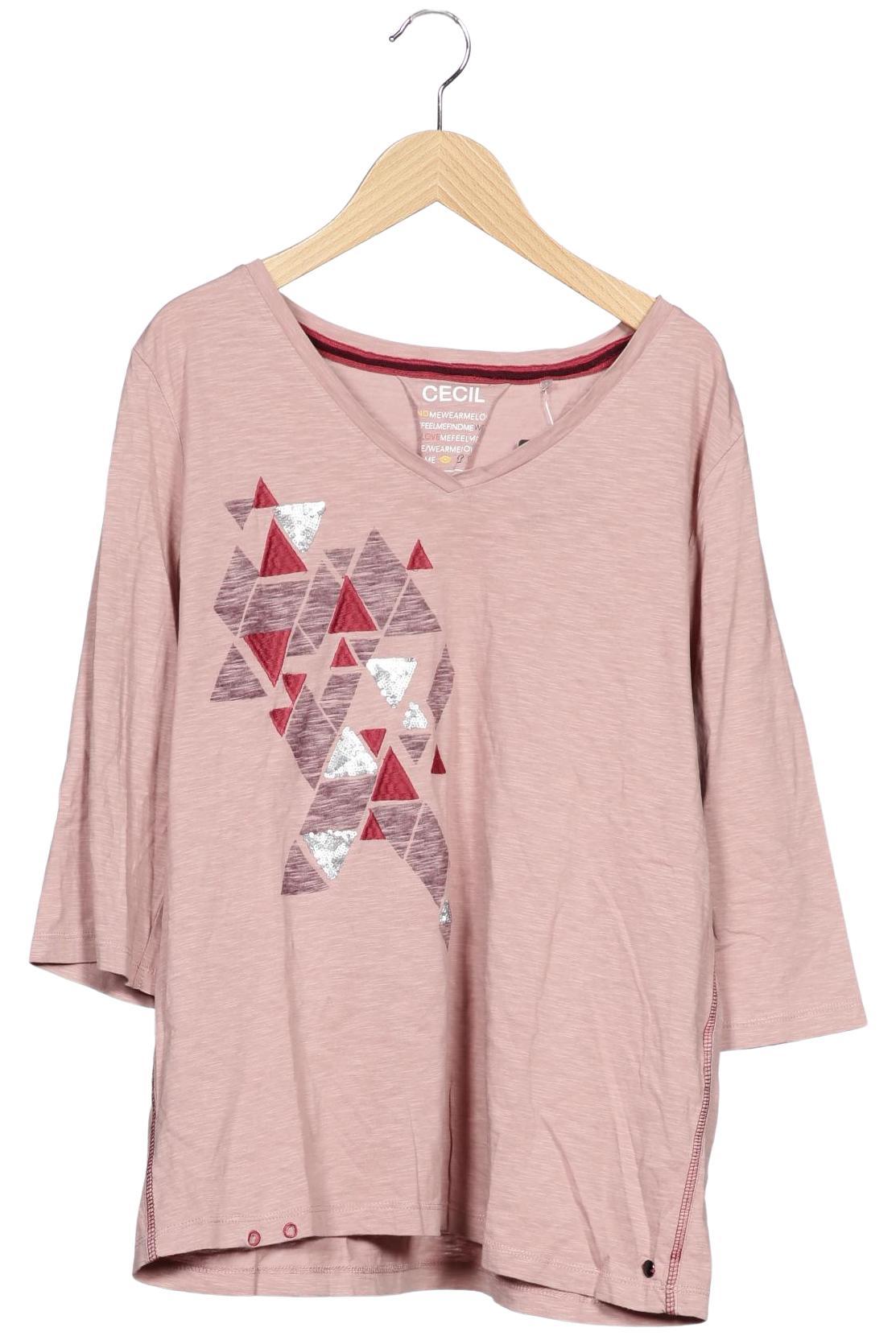 

Cecil Damen Langarmshirt, pink, Gr. 42