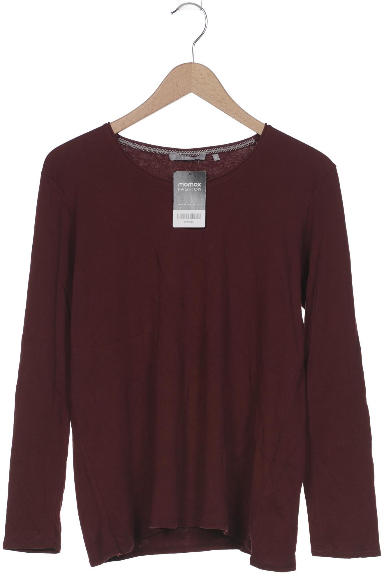 

Cecil Damen Langarmshirt, bordeaux, Gr. 44