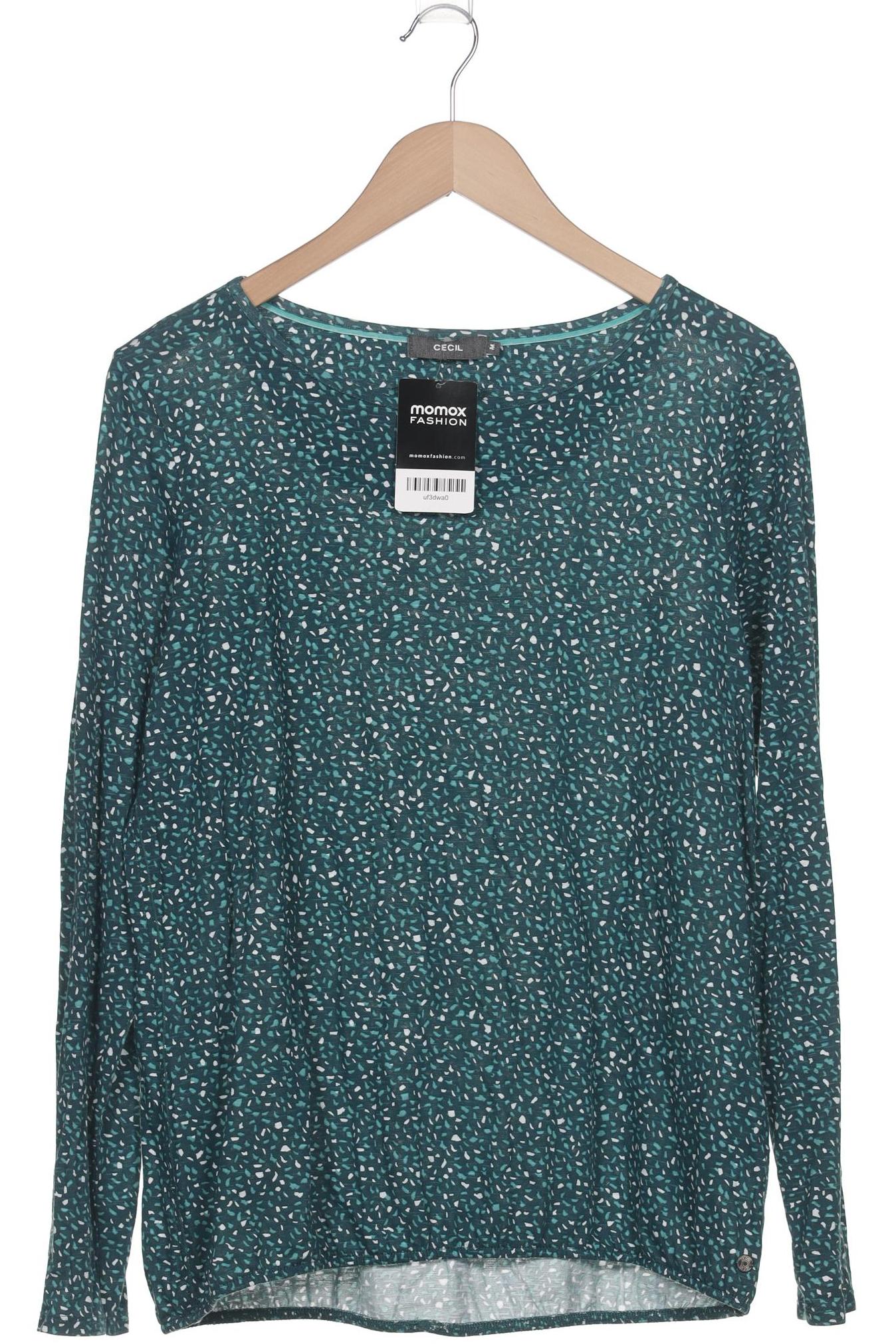 

Cecil Damen Langarmshirt, türkis, Gr. 38