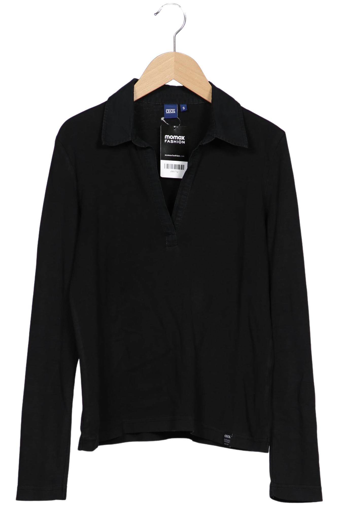 

Cecil Damen Langarmshirt, schwarz, Gr. 36