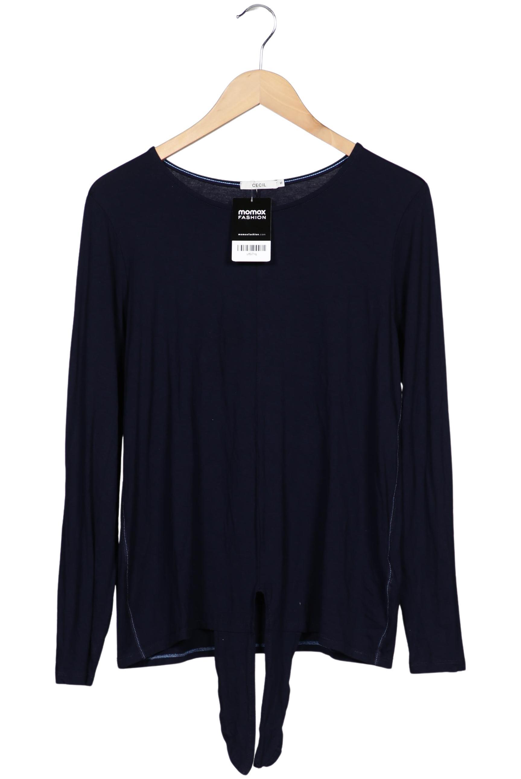 

Cecil Damen Langarmshirt, marineblau, Gr. 38