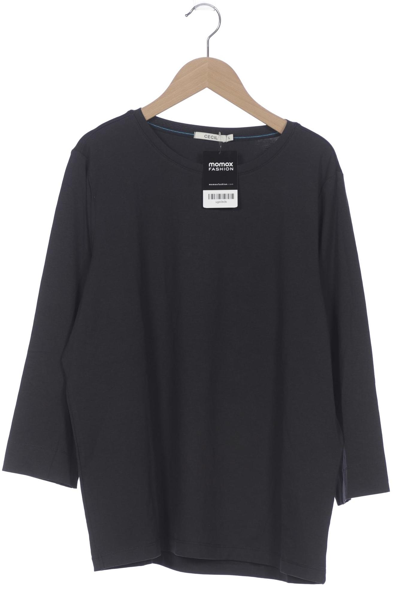 

Cecil Damen Langarmshirt, grau, Gr. 42