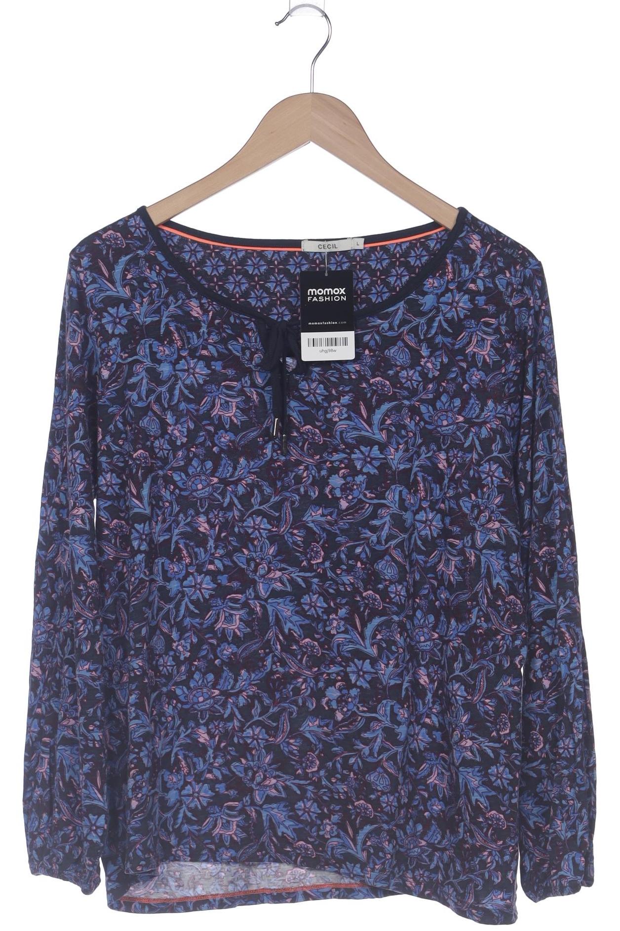 

Cecil Damen Langarmshirt, marineblau, Gr. 42