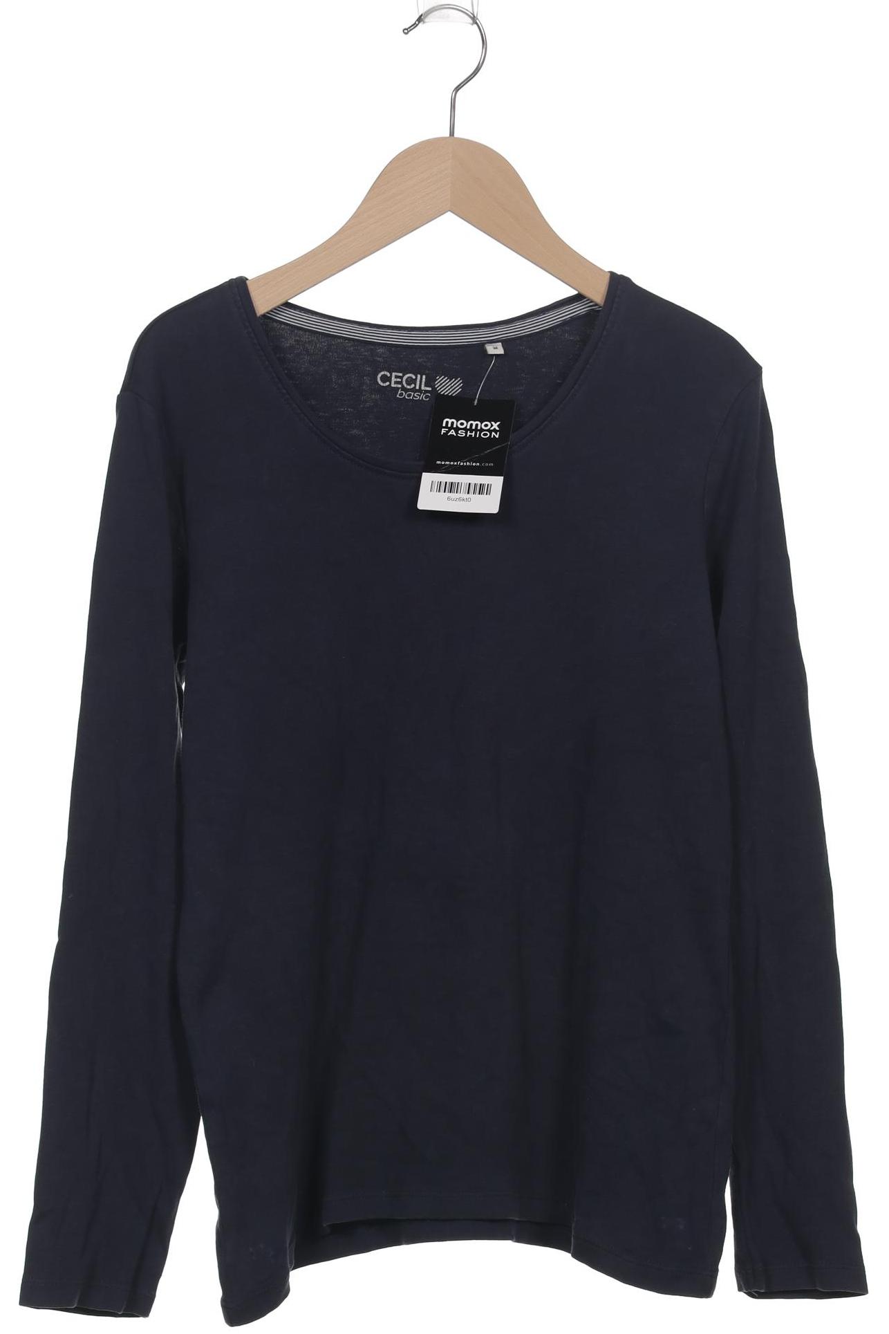 

Cecil Damen Langarmshirt, marineblau, Gr. 38