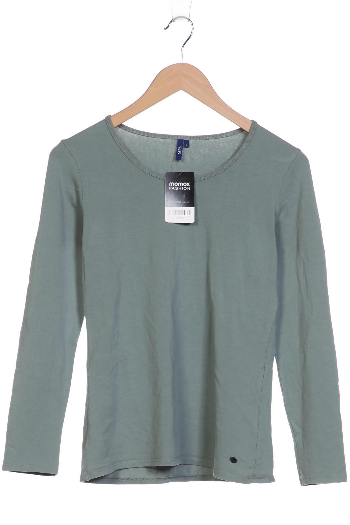 

Cecil Damen Langarmshirt, türkis, Gr. 36