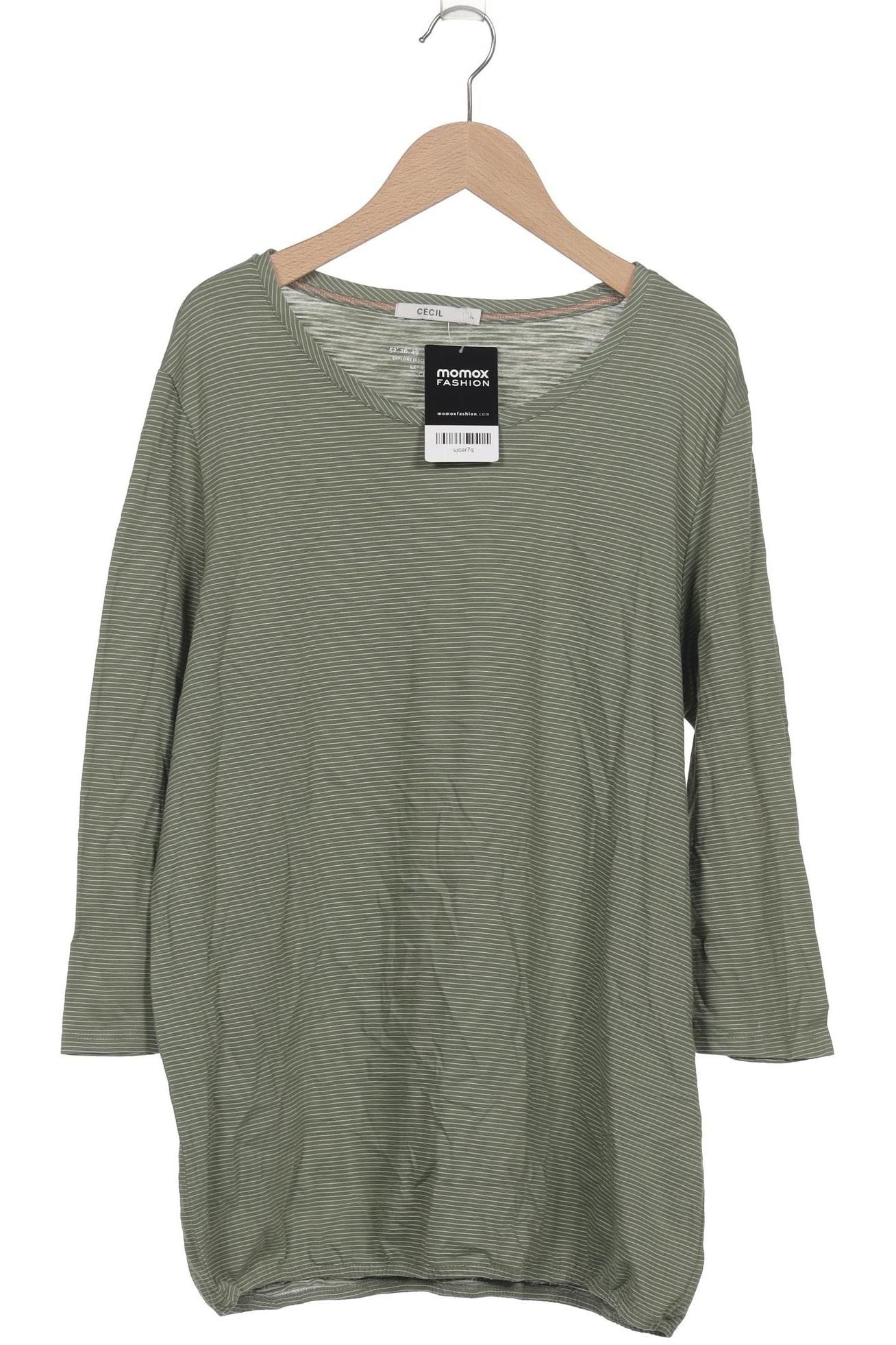 

Cecil Damen Langarmshirt, grün, Gr. 42