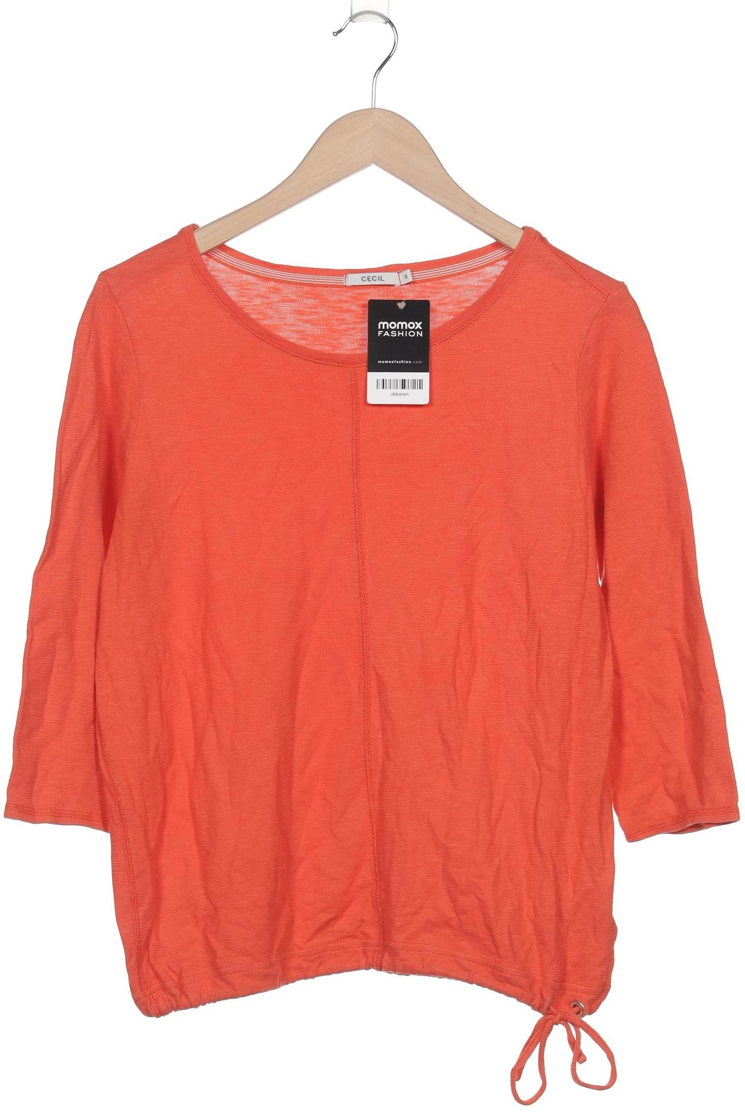 

Cecil Damen Langarmshirt, orange, Gr. 36