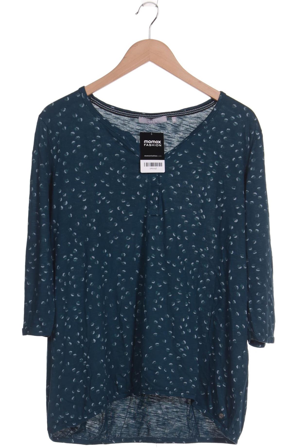 

Cecil Damen Langarmshirt, türkis, Gr. 46